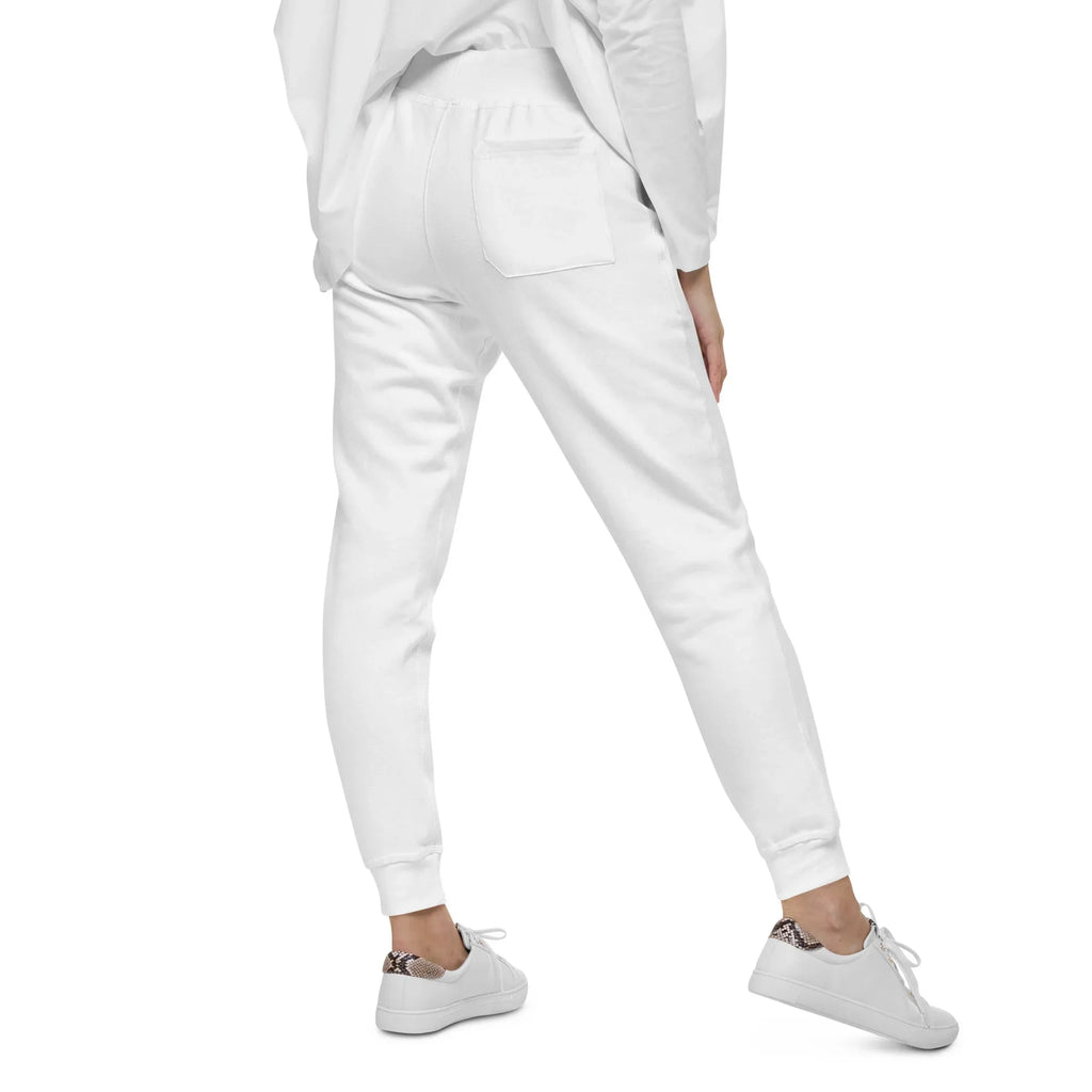 AwRans | Premium Unisex Fleece Sweatpants fleece sweatpants AwRans Clothing unisex-fleece-sweatpants-white-back-688d51419247e