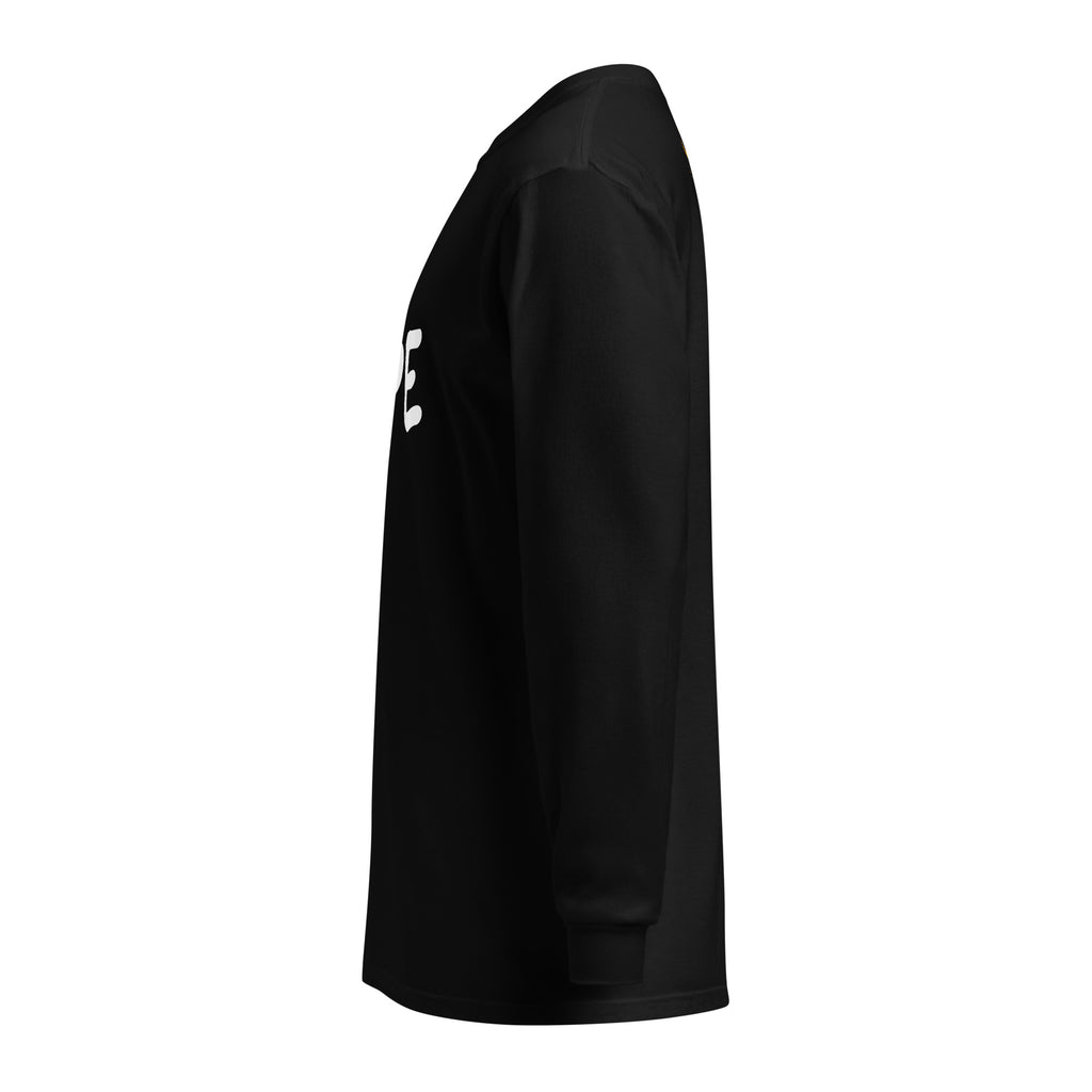 Unisex Garment-dyed heavyweight long-sleeve shirt | Hope long-sleeve shirt AwRans Clothing unisex-garment-dyed-heavyweight-long-sleeve-shirt-black-left-67eaade527efa
