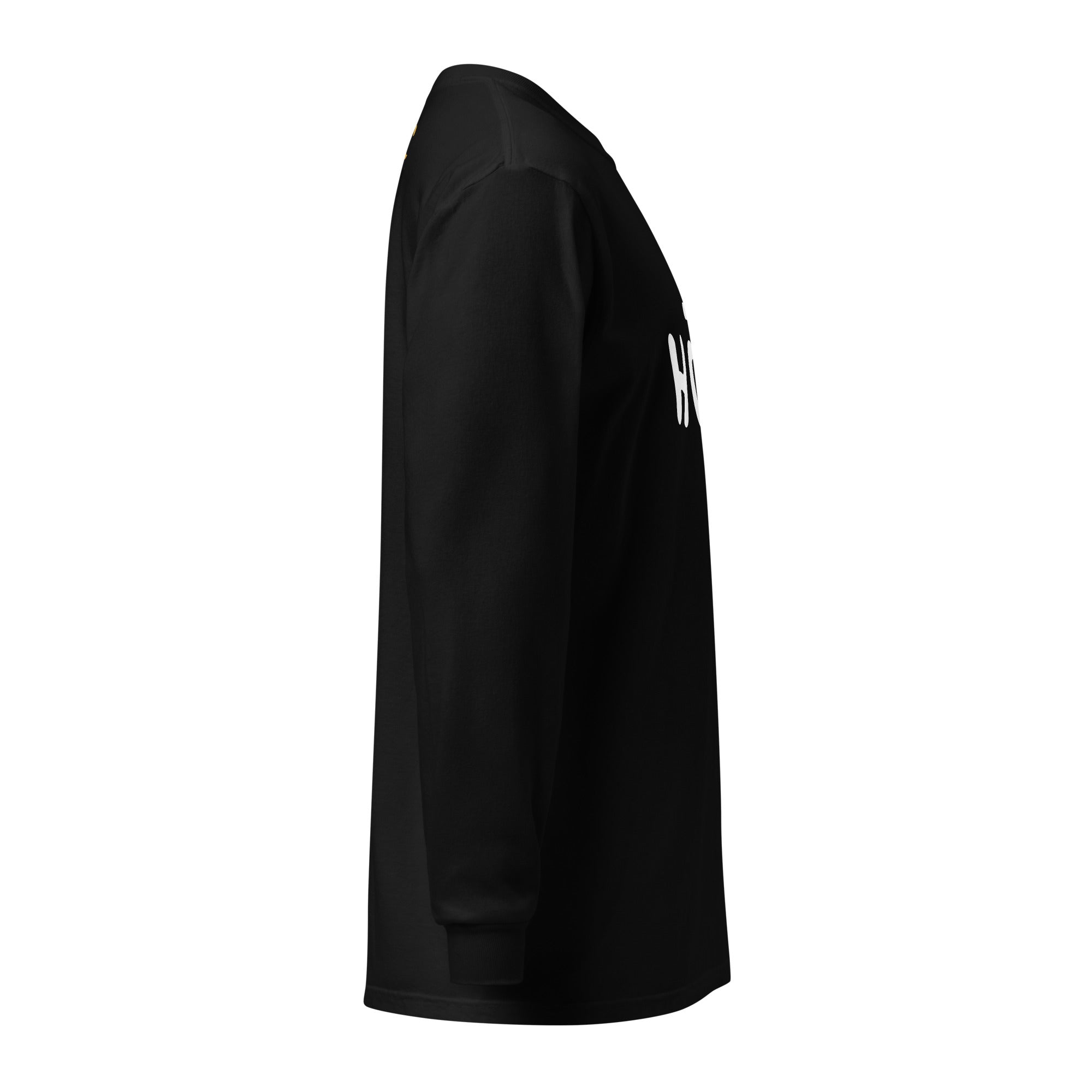 Unisex Garment-dyed heavyweight long-sleeve shirt | Hope long-sleeve shirt AwRans Clothing unisex-garment-dyed-heavyweight-long-sleeve-shirt-black-right-67eaade527d4f