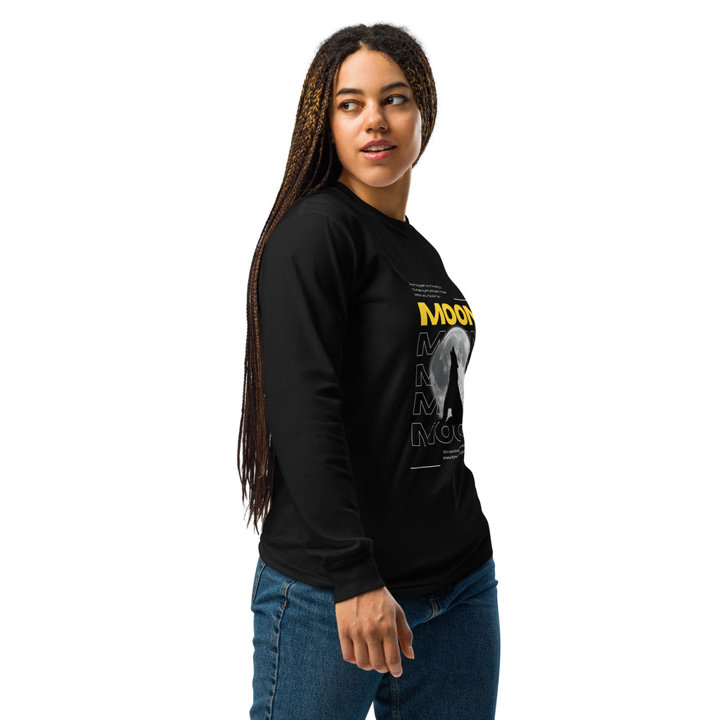 Unisex Garment-dyed heavyweight long-sleeve shirt | Moon long-sleeve shirt AwRans Clothing unisex-garment-dyed-heavyweight-long-sleeve-shirt-black-right-67eaaf411d6d8