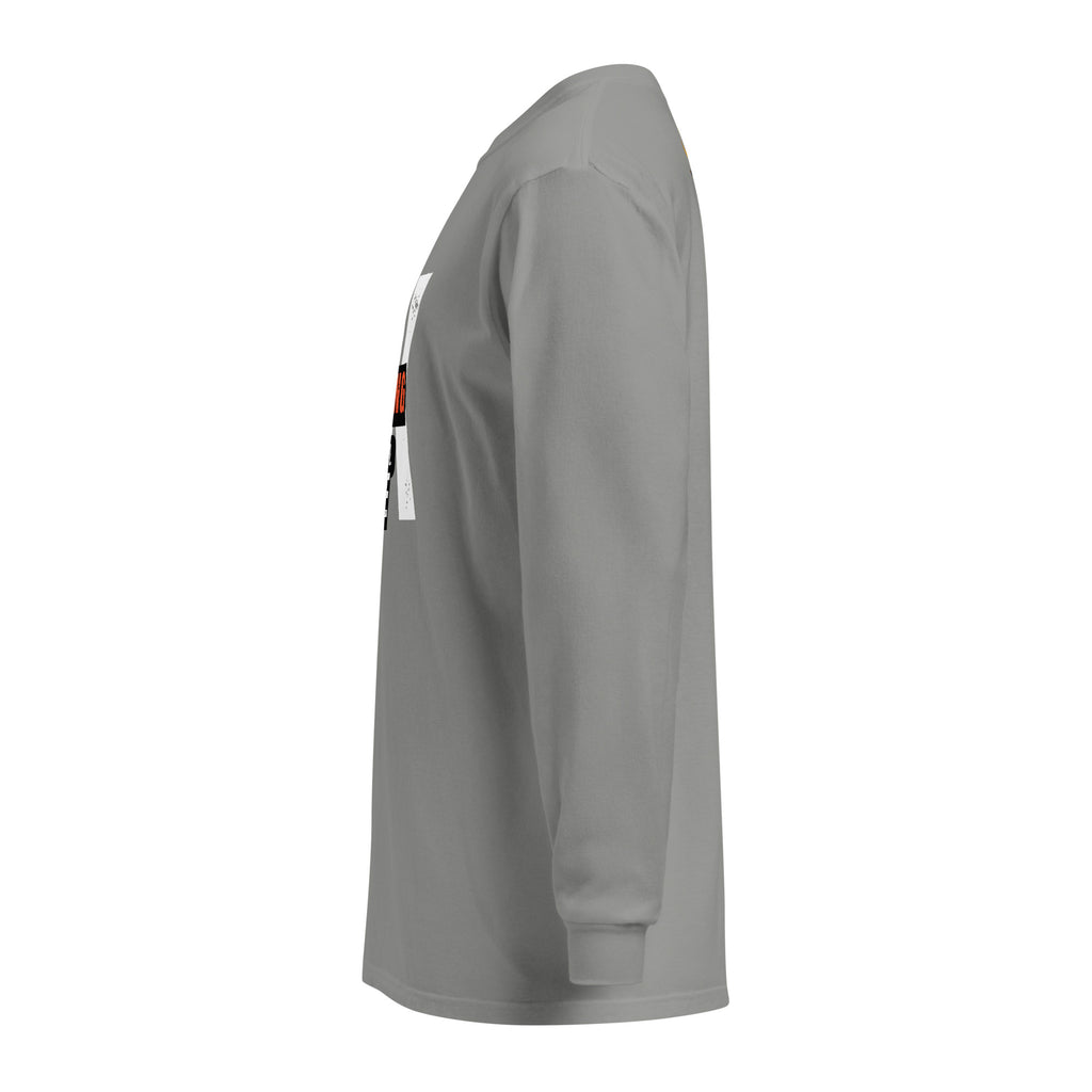 Unisex Garment-dyed heavyweight long-sleeve shirt | Everything Will Be Ok long-sleeve shirt AwRans Clothing unisex-garment-dyed-heavyweight-long-sleeve-shirt-grey-left-67eab378ed5eb
