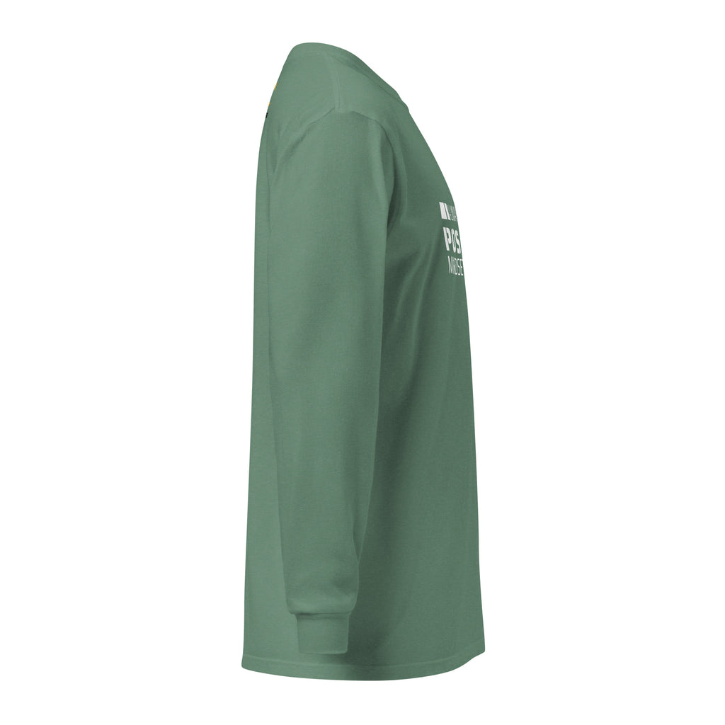 Unisex Garment-dyed heavyweight long-sleeve shirt | Always Keep A Positive Mindset long-sleeve shirt AwRans Clothing unisex-garment-dyed-heavyweight-long-sleeve-shirt-light-green-right-67eab2c31a843
