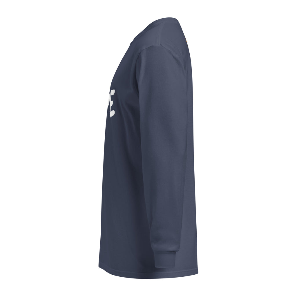 Unisex Garment-dyed heavyweight long-sleeve shirt | Hope long-sleeve shirt AwRans Clothing unisex-garment-dyed-heavyweight-long-sleeve-shirt-navy-left-67eaade52b0d9