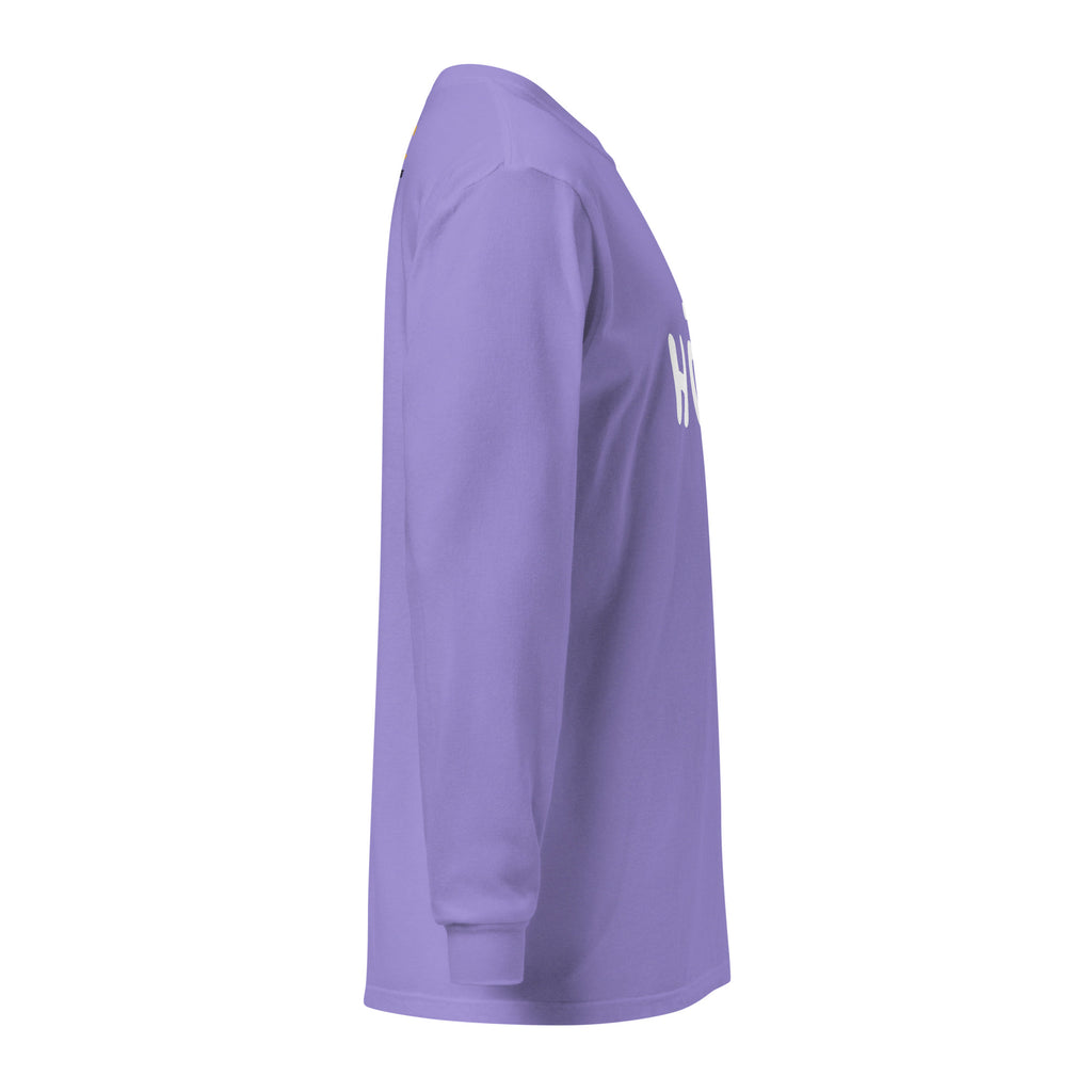 Unisex Garment-dyed heavyweight long-sleeve shirt | Hope long-sleeve shirt AwRans Clothing unisex-garment-dyed-heavyweight-long-sleeve-shirt-violet-right-67eaade559dbb