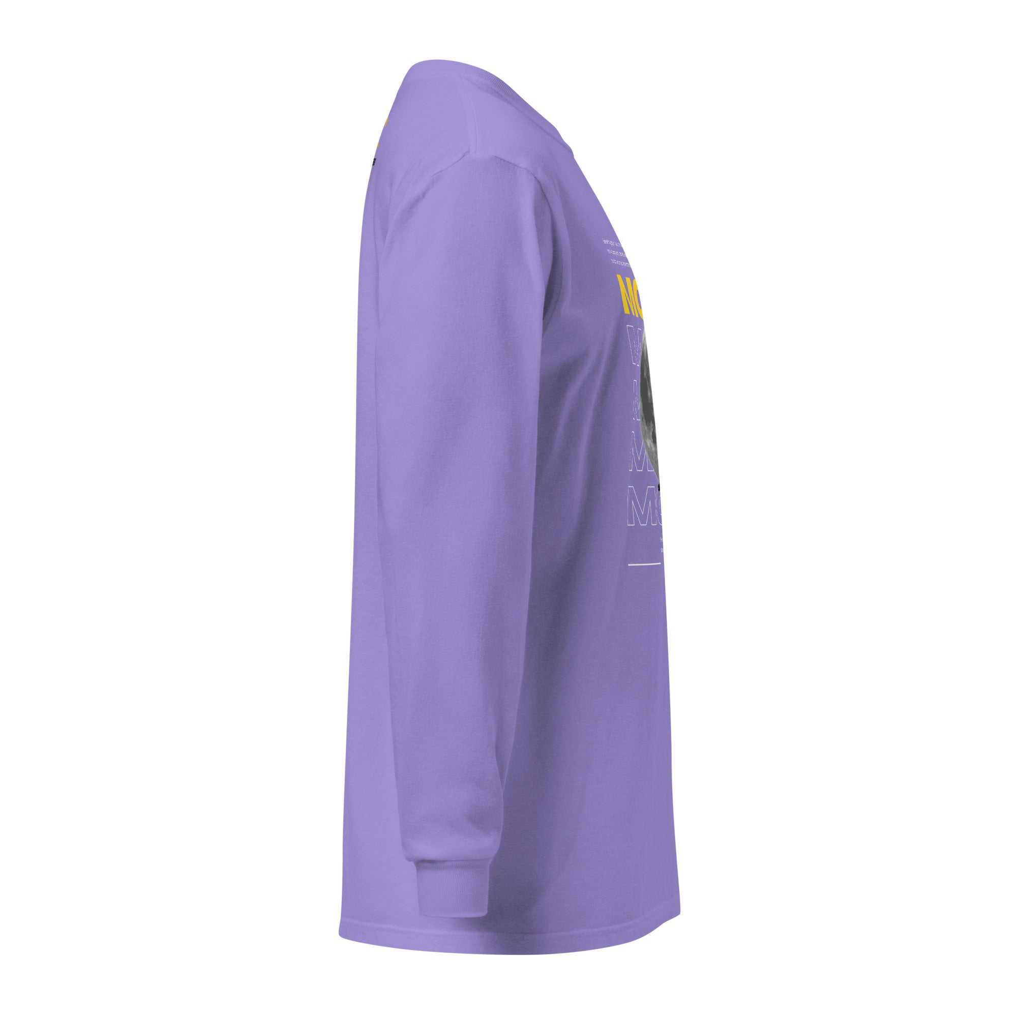 Unisex Garment-dyed heavyweight long-sleeve shirt | Moon long-sleeve shirt AwRans Clothing unisex-garment-dyed-heavyweight-long-sleeve-shirt-violet-right-67eaaf414d6e3