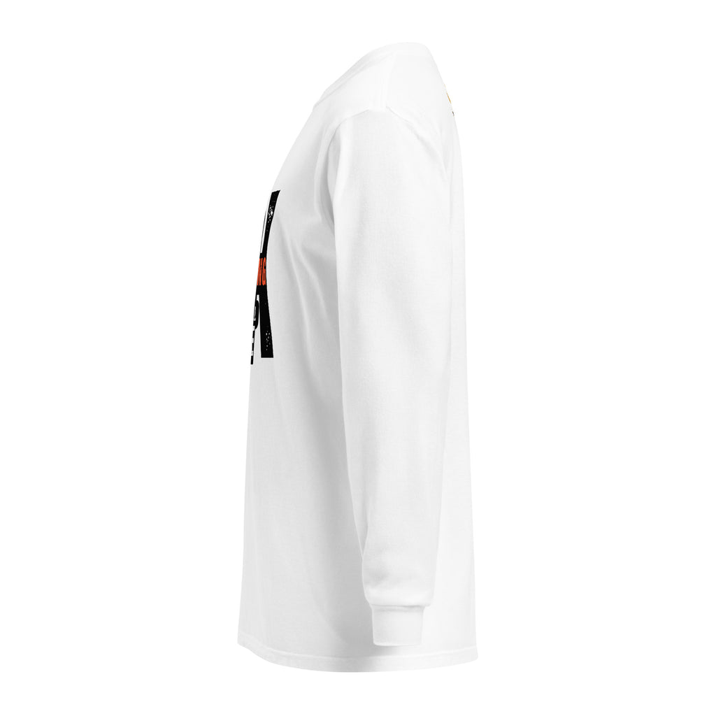 Unisex Garment-dyed heavyweight long-sleeve shirt | Everything Will Be Ok long-sleeve shirt AwRans Clothing unisex-garment-dyed-heavyweight-long-sleeve-shirt-white-left-67f03cda9a51e