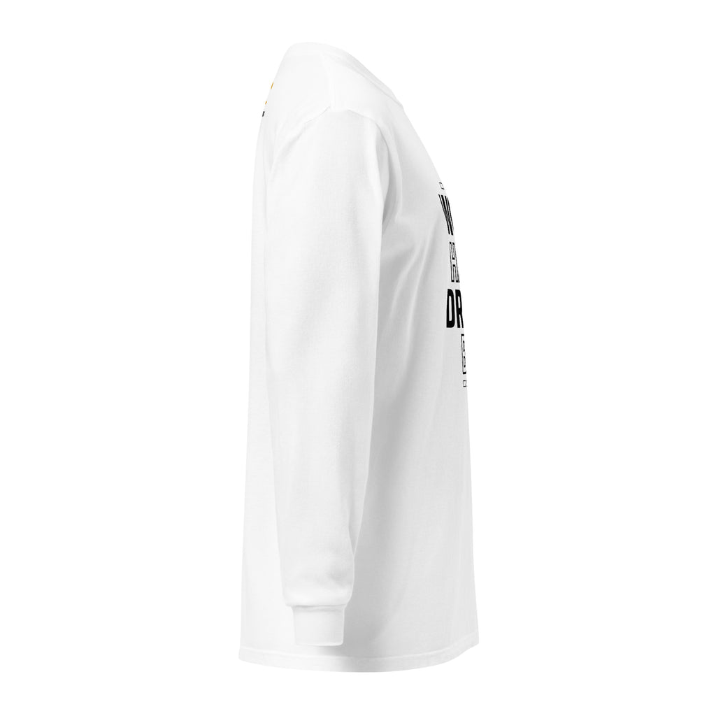 Unisex Garment-dyed heavyweight long-sleeve shirt | Work Hard , Dream Big long-sleeve shirt AwRans Clothing unisex-garment-dyed-heavyweight-long-sleeve-shirt-white-right-67f041a3ba8d1