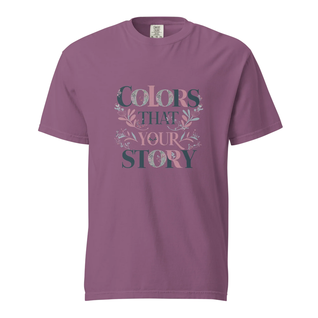 Unisex garment-dyed heavyweight t-shirt | Colors That Your Story - AwRans Clothing