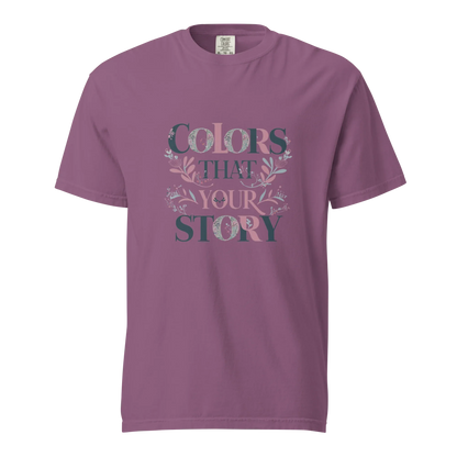 Unisex garment-dyed heavyweight t-shirt | Colors That Your Story - AwRans Clothing