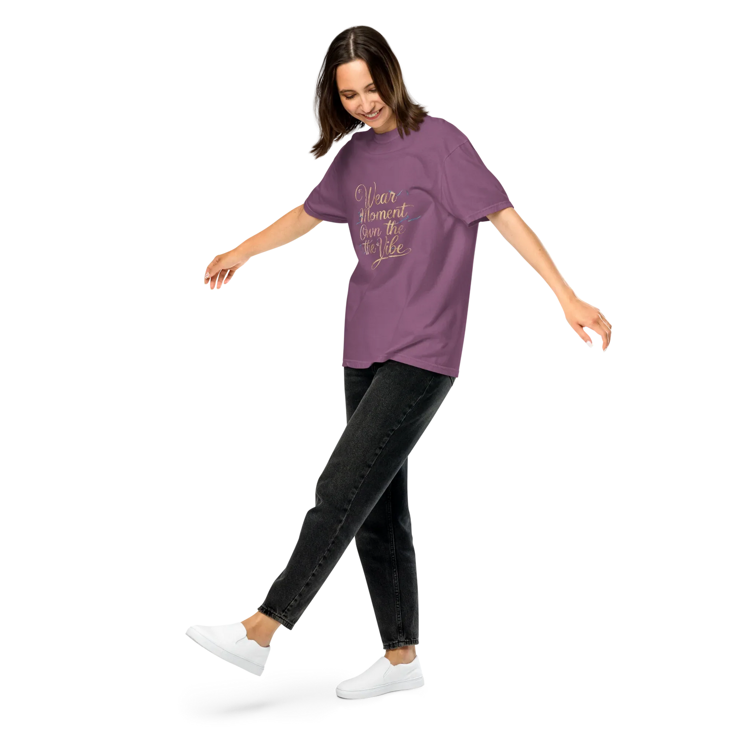 Unisex garment-dyed heavyweight t-shirt | Wear The Moment Own The Vibe - AwRans Clothing