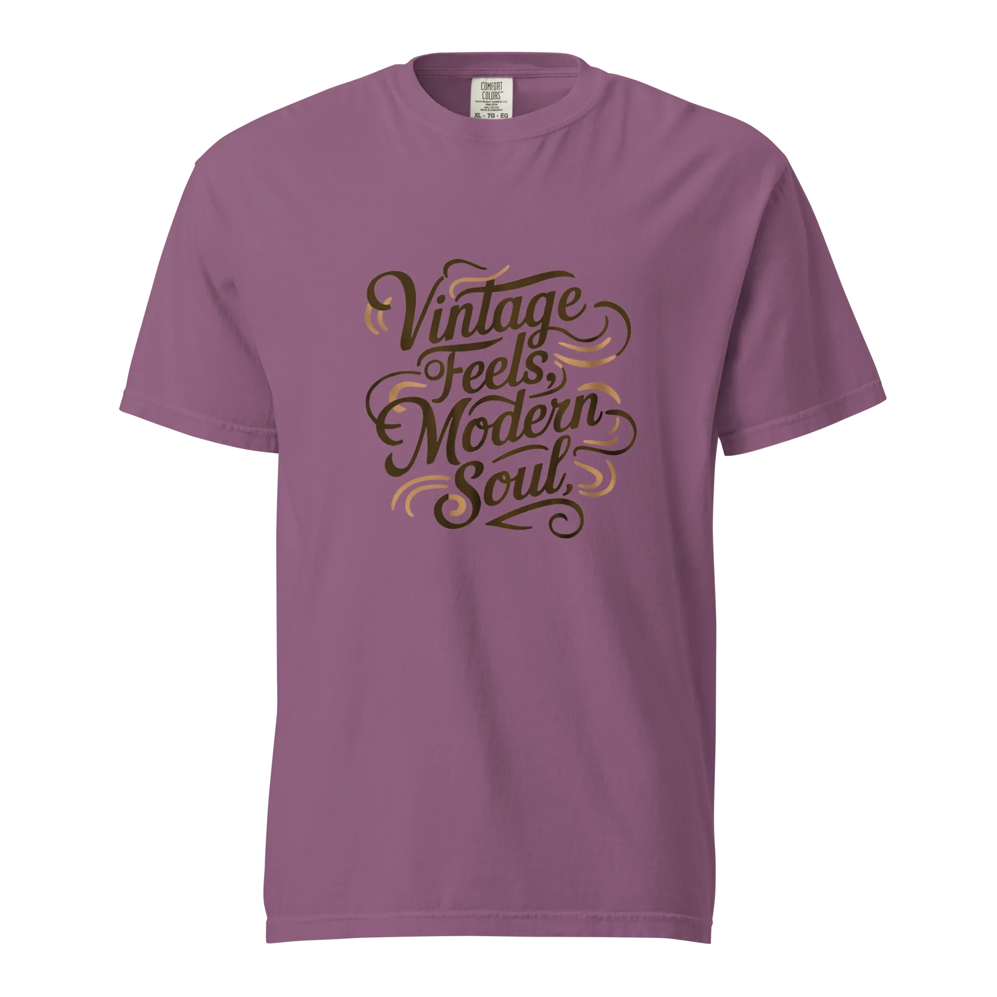 Unisex garment-dyed heavyweight t-shirt | Vintage Feels,Modern Soul - AwRans Clothing