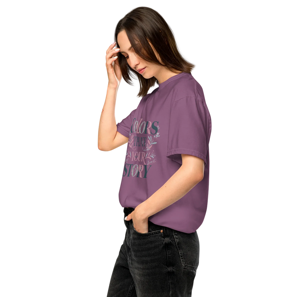 Unisex garment-dyed heavyweight t-shirt | Colors That Your Story - AwRans Clothing