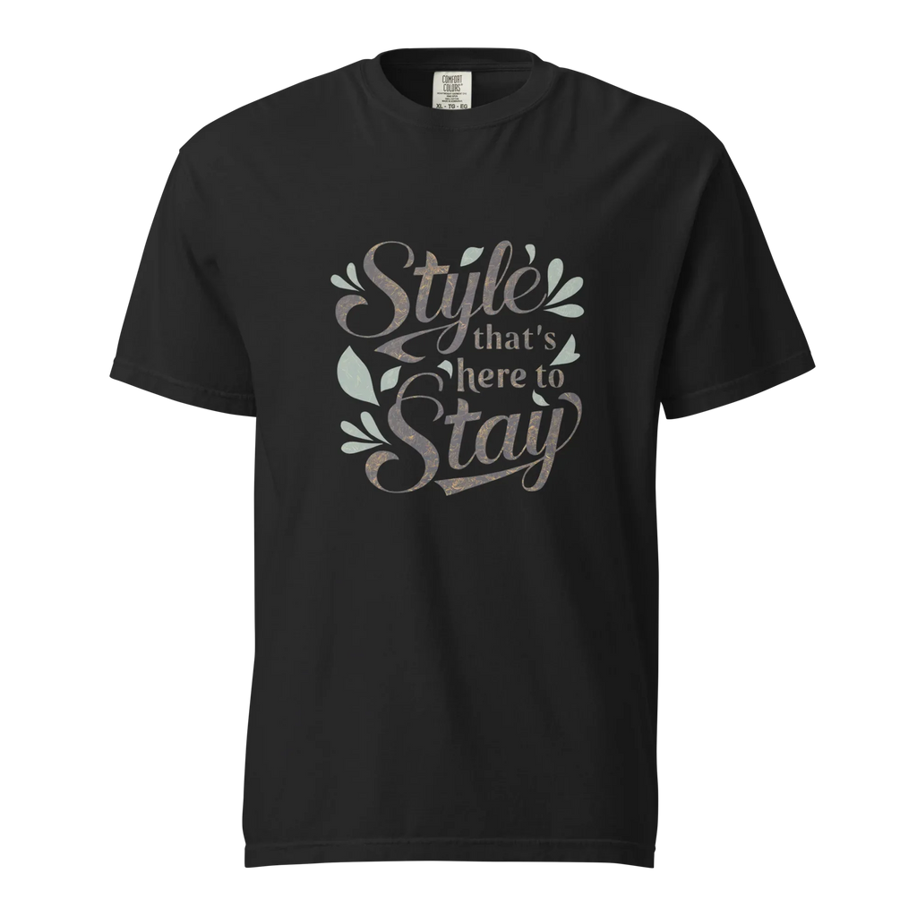 Unisex garment-dyed heavyweight t-shirt | Style That's Here To Stay - AwRans Clothing