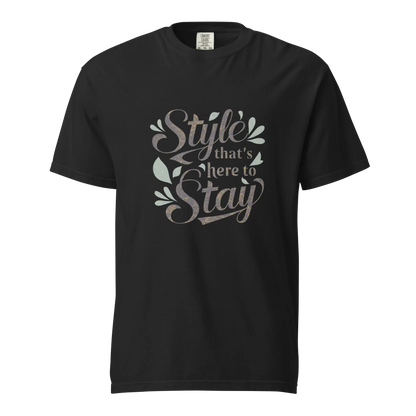 Unisex garment-dyed heavyweight t-shirt | Style That's Here To Stay - AwRans Clothing