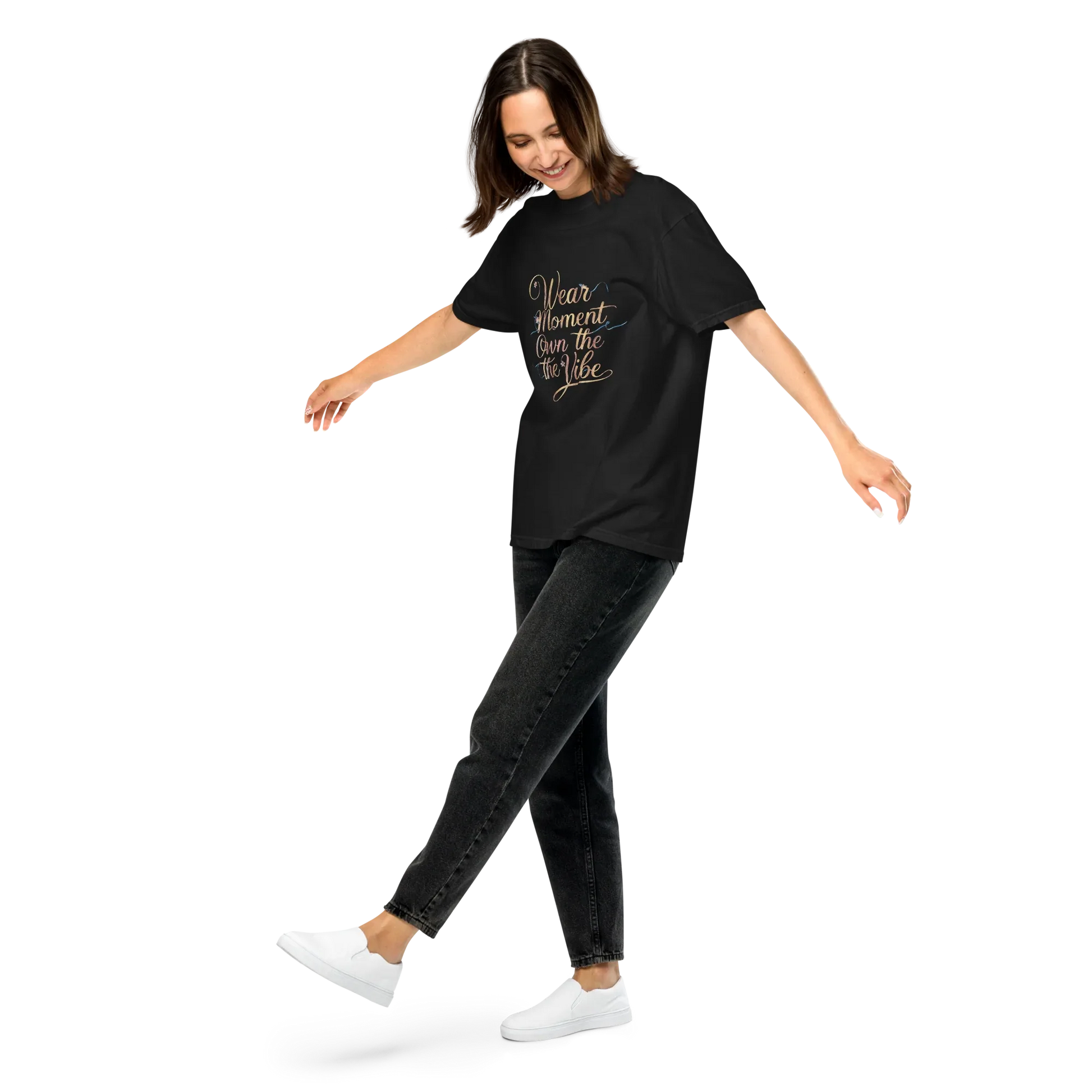 Unisex garment-dyed heavyweight t-shirt | Wear The Moment Own The Vibe - AwRans Clothing