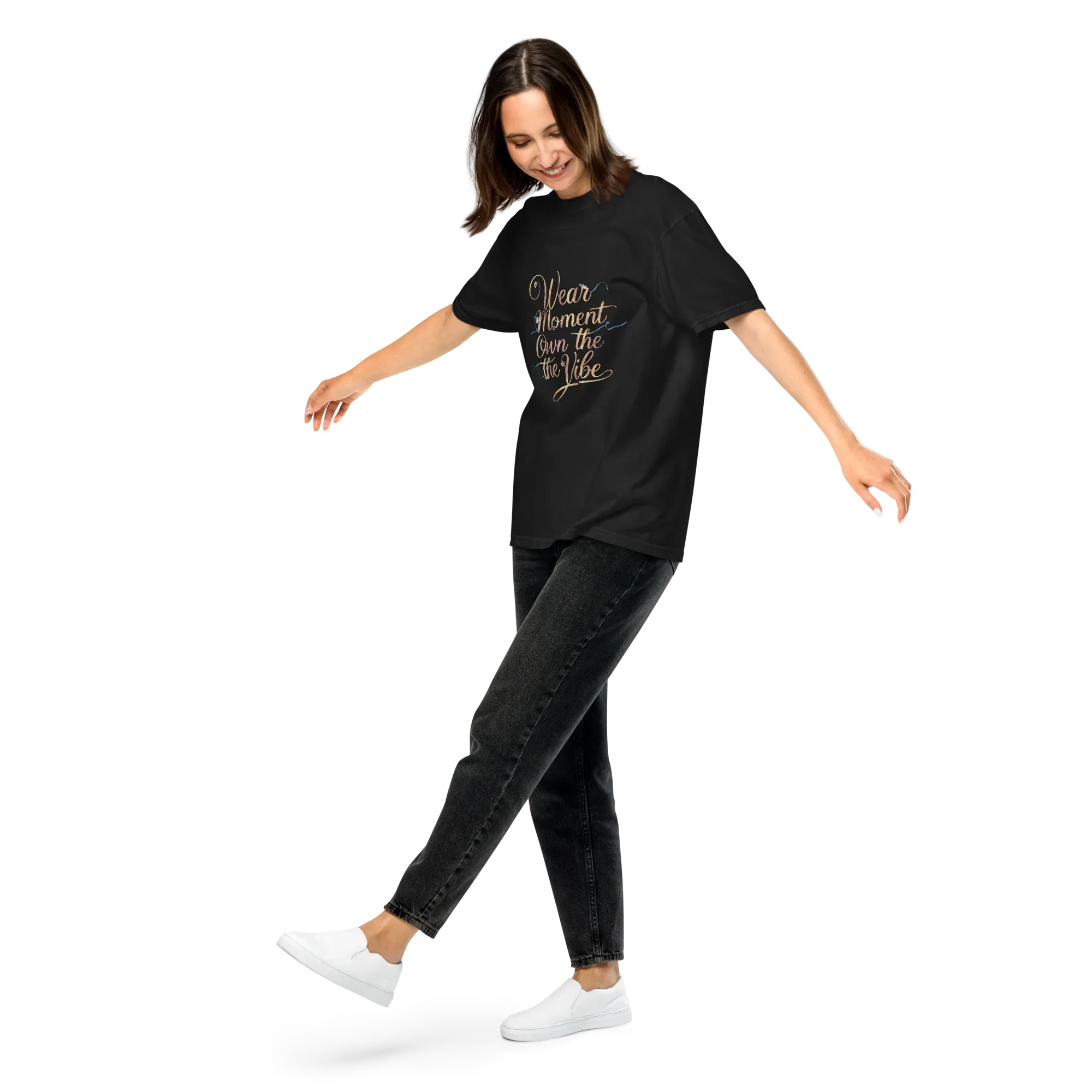 Unisex garment-dyed heavyweight t-shirt | Wear The Moment Own The Vibe - AwRans Clothing