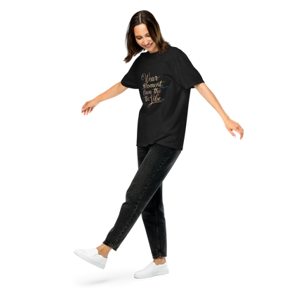 Unisex garment-dyed heavyweight t-shirt | Wear The Moment Own The Vibe - AwRans Clothing