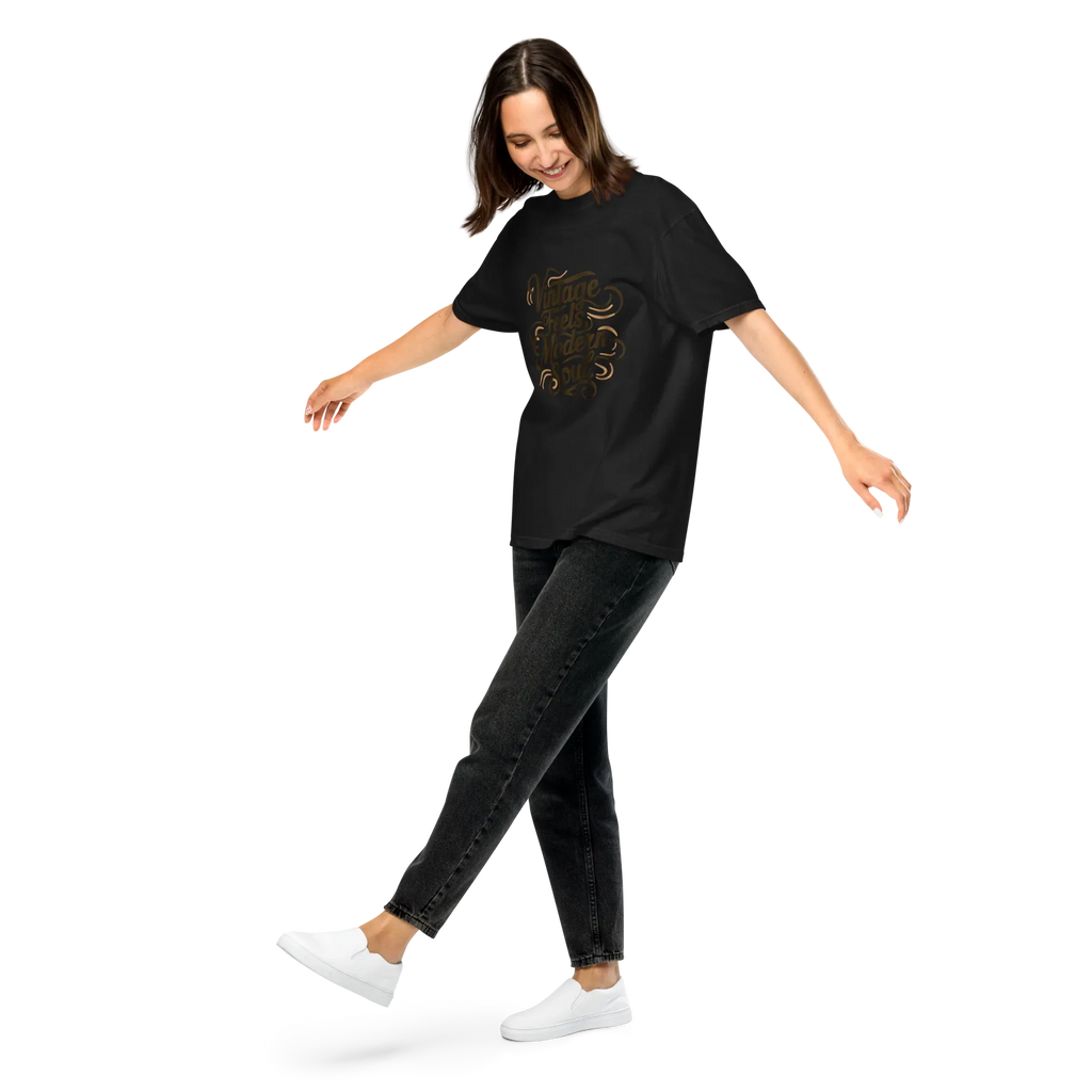 Unisex garment-dyed heavyweight t-shirt | Vintage Feels,Modern Soul - AwRans Clothing
