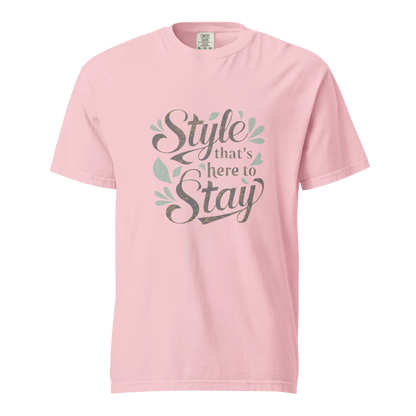 Unisex garment-dyed heavyweight t-shirt | Style That's Here To Stay - AwRans Clothing