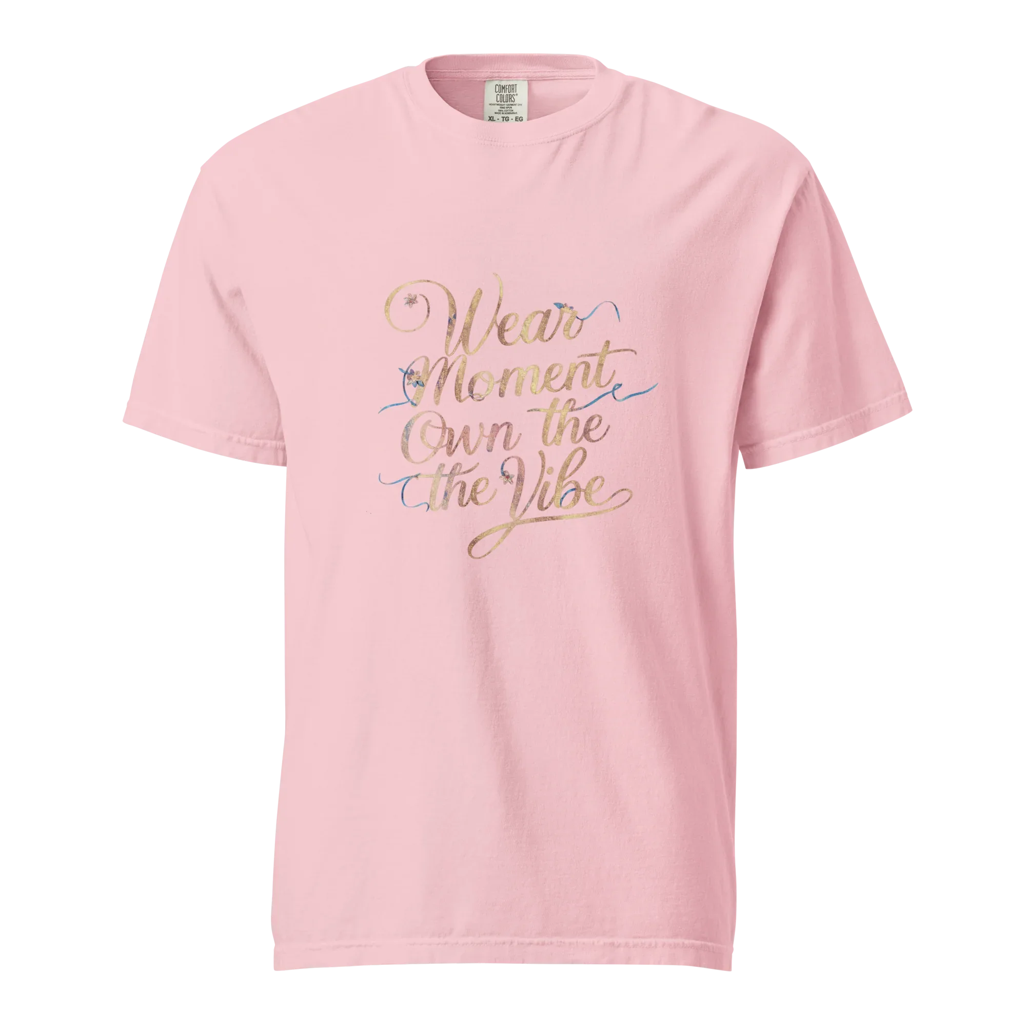 Unisex garment-dyed heavyweight t-shirt | Wear The Moment Own The Vibe - AwRans Clothing