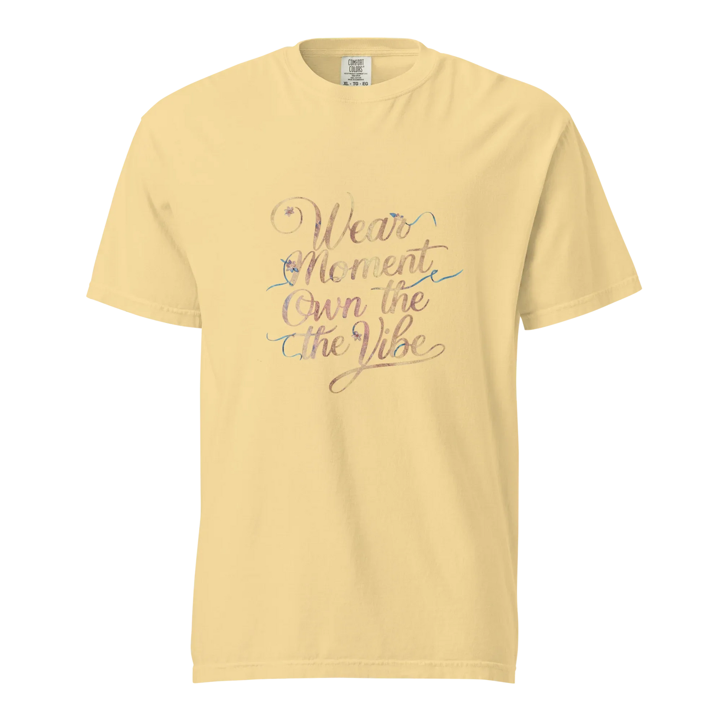 Unisex garment-dyed heavyweight t-shirt | Wear The Moment Own The Vibe - AwRans Clothing