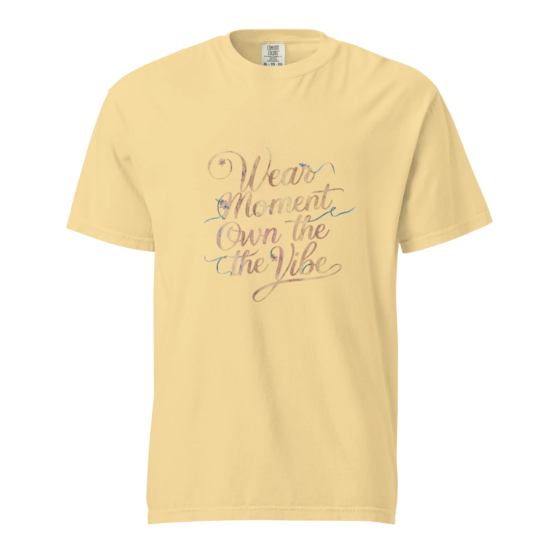 Unisex garment-dyed heavyweight t-shirt | Wear The Moment Own The Vibe - AwRans Clothing