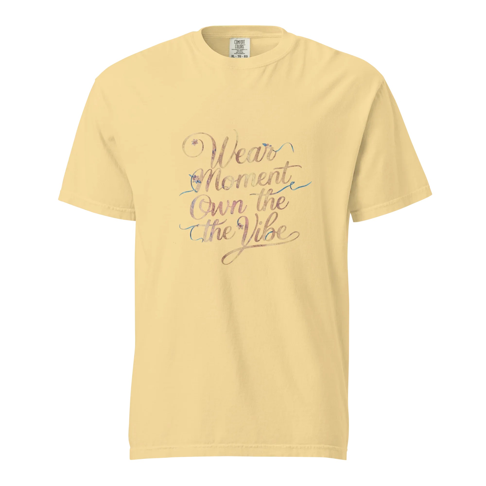 Unisex garment-dyed heavyweight t-shirt | Wear The Moment Own The Vibe - AwRans Clothing
