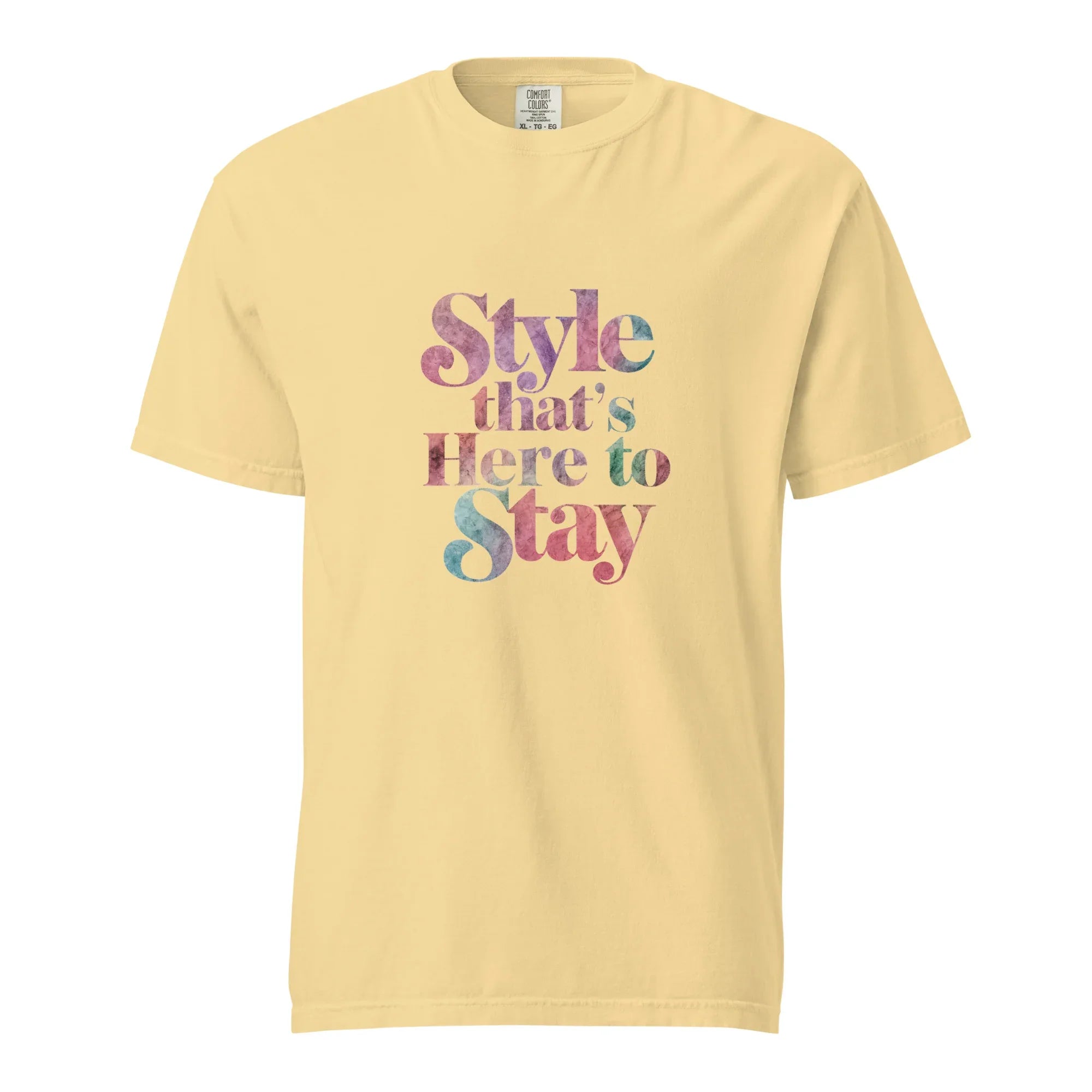 Unisex garment-dyed heavyweight t-shirt | Style That's Here To Stay - AwRans Clothing