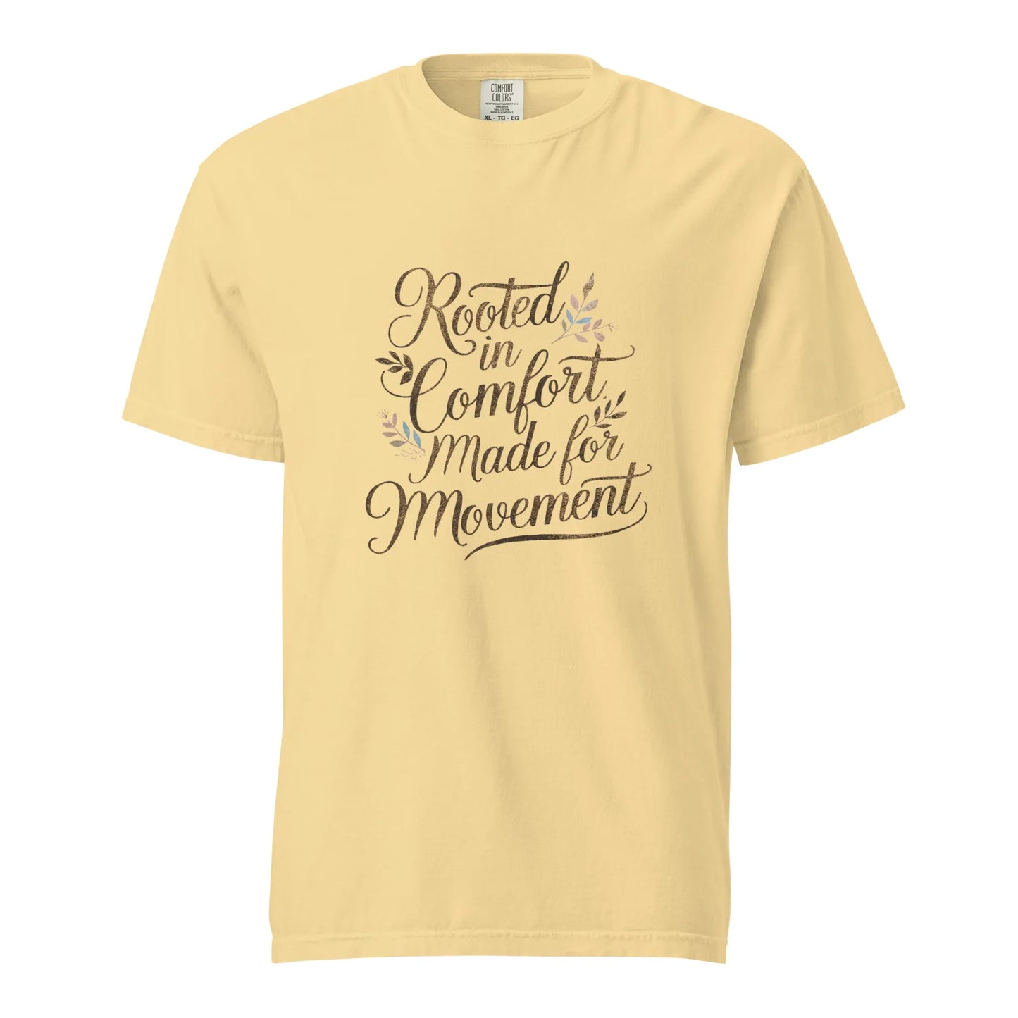 Unisex garment-dyed heavyweight t-shirt | Rooted In Comfornt Made For Movement - AwRans Clothing