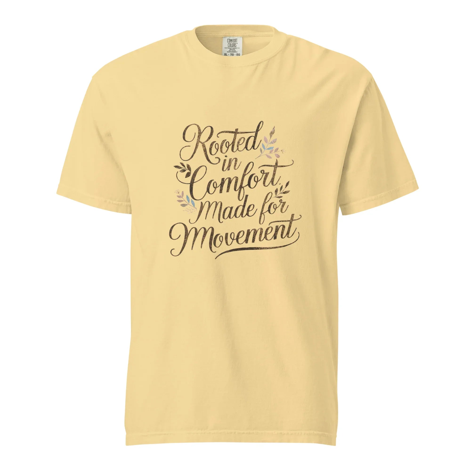 Unisex garment-dyed heavyweight t-shirt | Rooted In Comfornt Made For Movement - AwRans Clothing