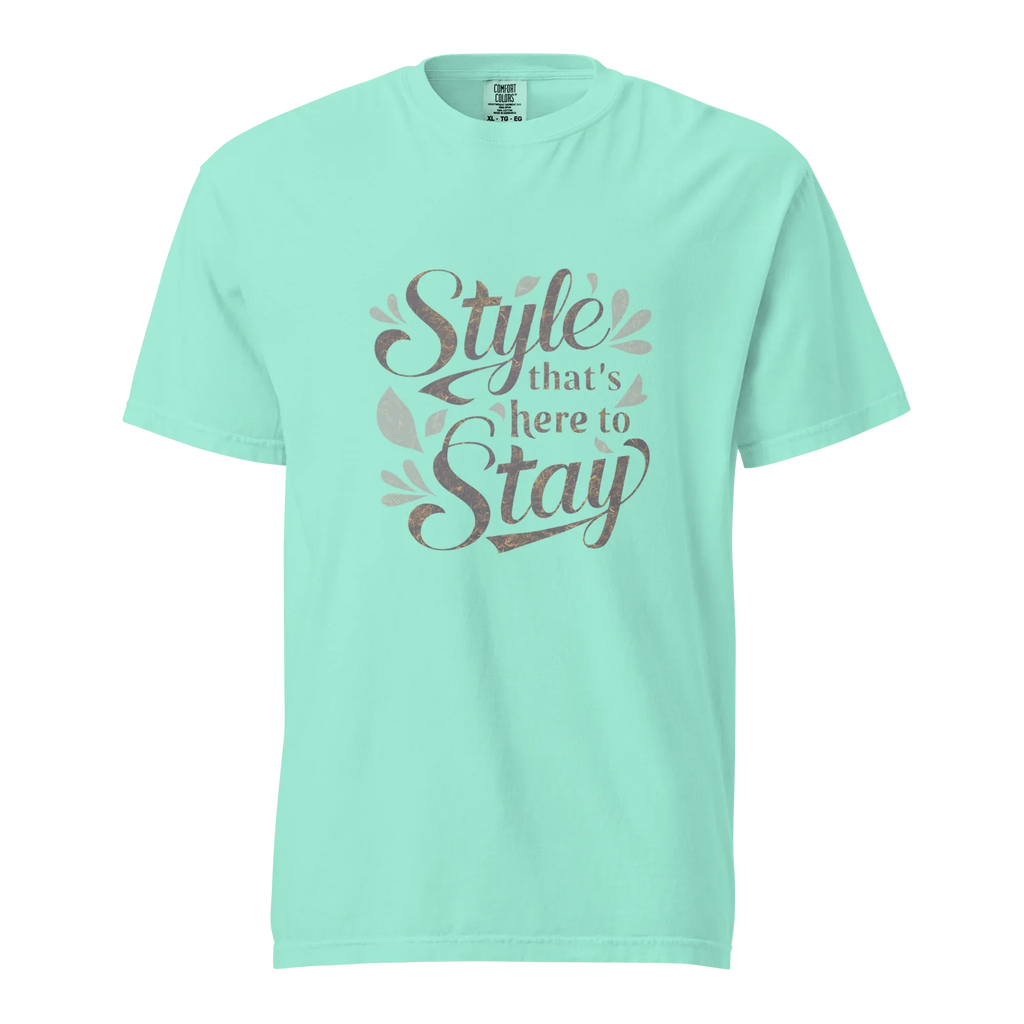 Unisex garment-dyed heavyweight t-shirt | Style That's Here To Stay - AwRans Clothing