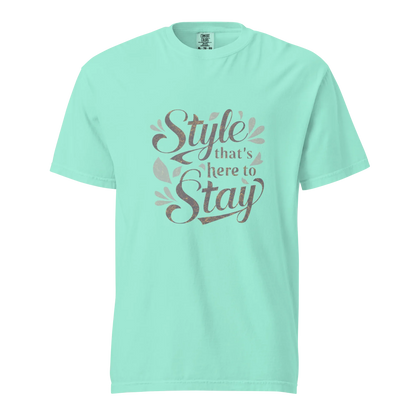Unisex garment-dyed heavyweight t-shirt | Style That's Here To Stay - AwRans Clothing