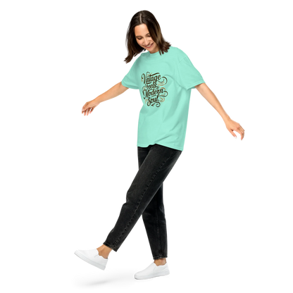 Unisex garment-dyed heavyweight t-shirt | Vintage Feels,Modern Soul - AwRans Clothing