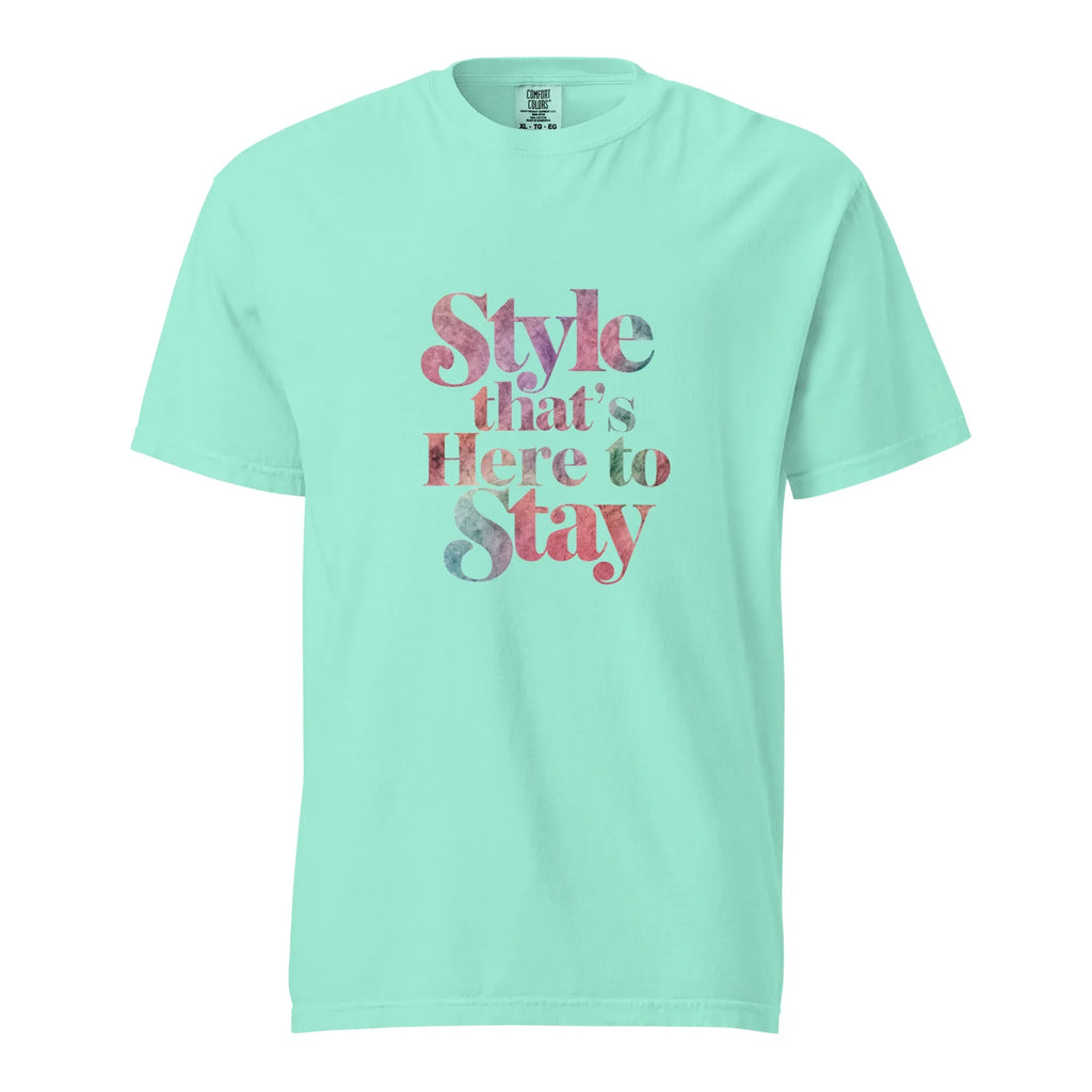 Unisex garment-dyed heavyweight t-shirt | Style That's Here To Stay - AwRans Clothing
