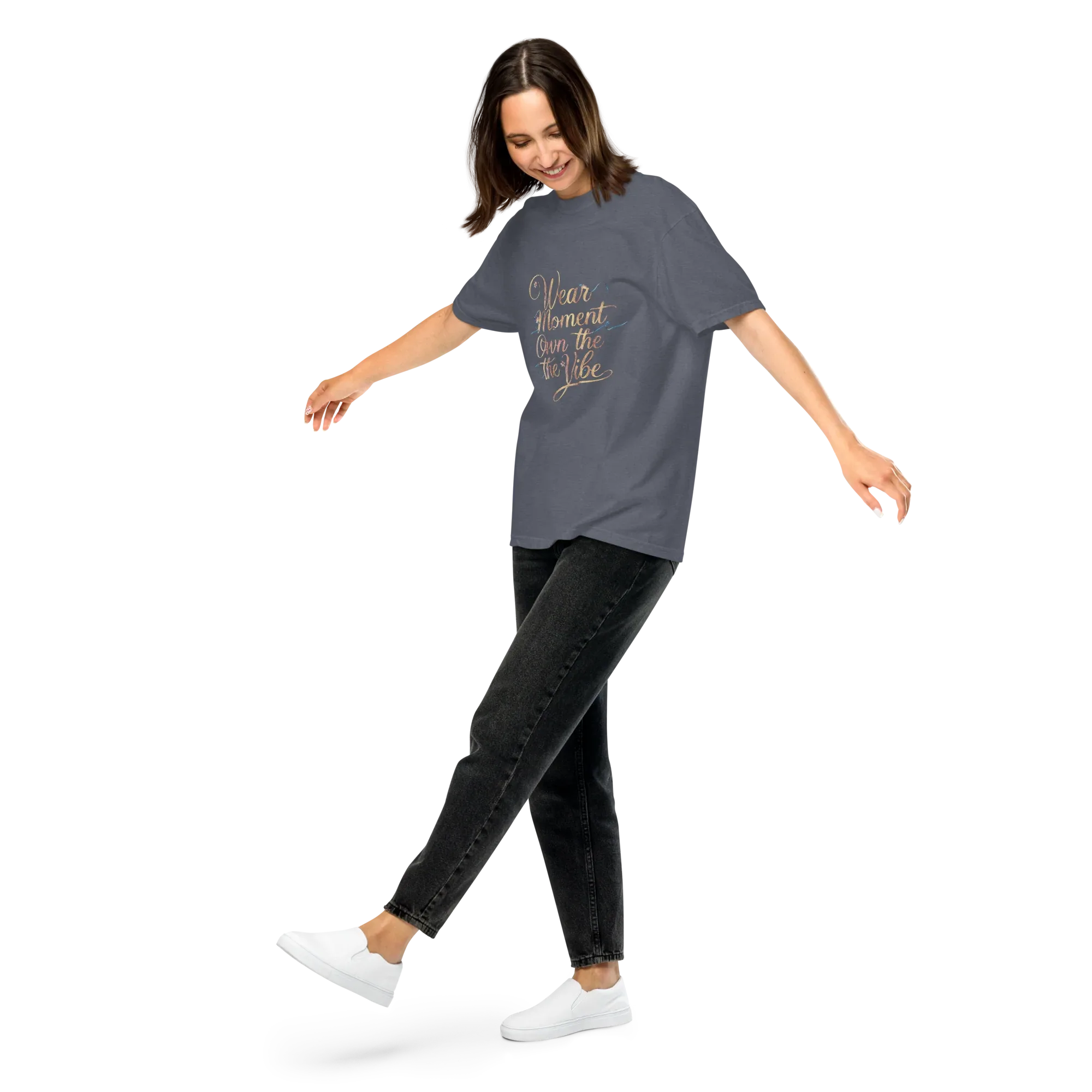 Unisex garment-dyed heavyweight t-shirt | Wear The Moment Own The Vibe - AwRans Clothing