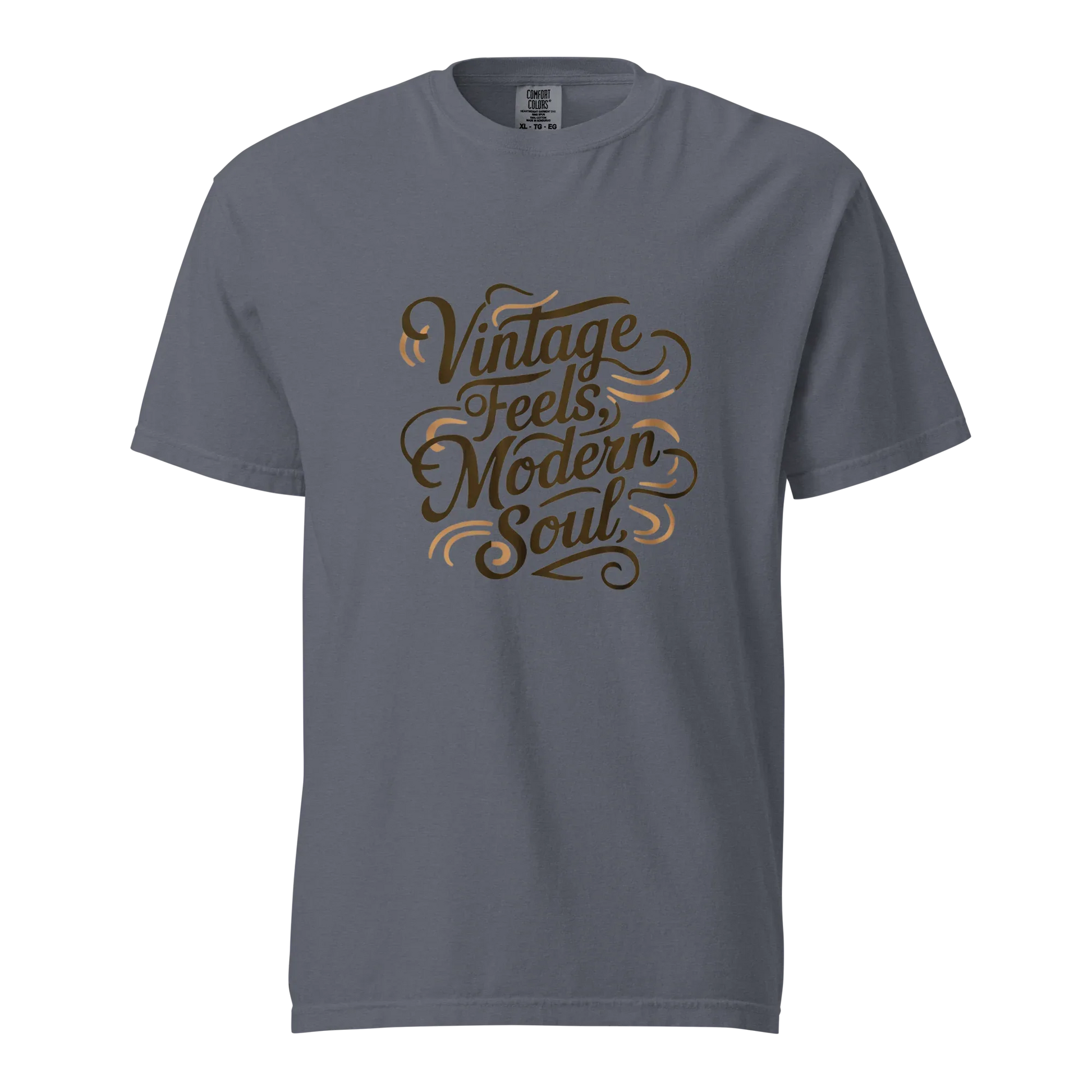 Unisex garment-dyed heavyweight t-shirt | Vintage Feels,Modern Soul - AwRans Clothing