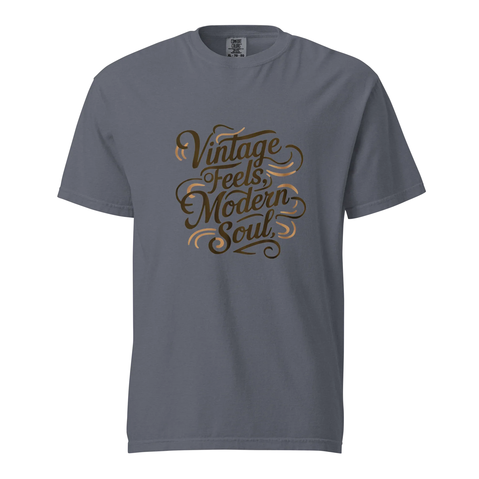 Unisex garment-dyed heavyweight t-shirt | Vintage Feels,Modern Soul - AwRans Clothing