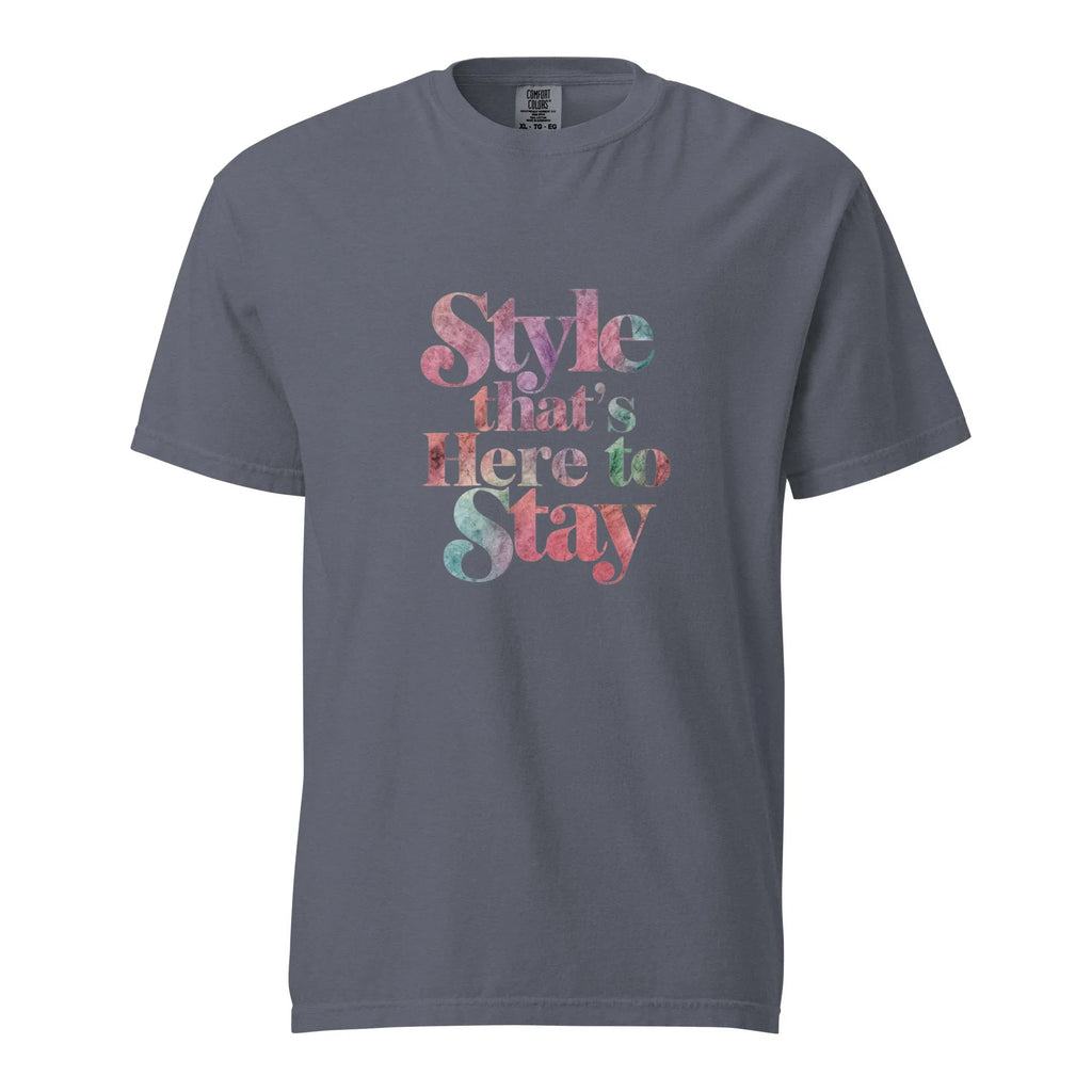 Unisex garment-dyed heavyweight t-shirt | Style That's Here To Stay - AwRans Clothing
