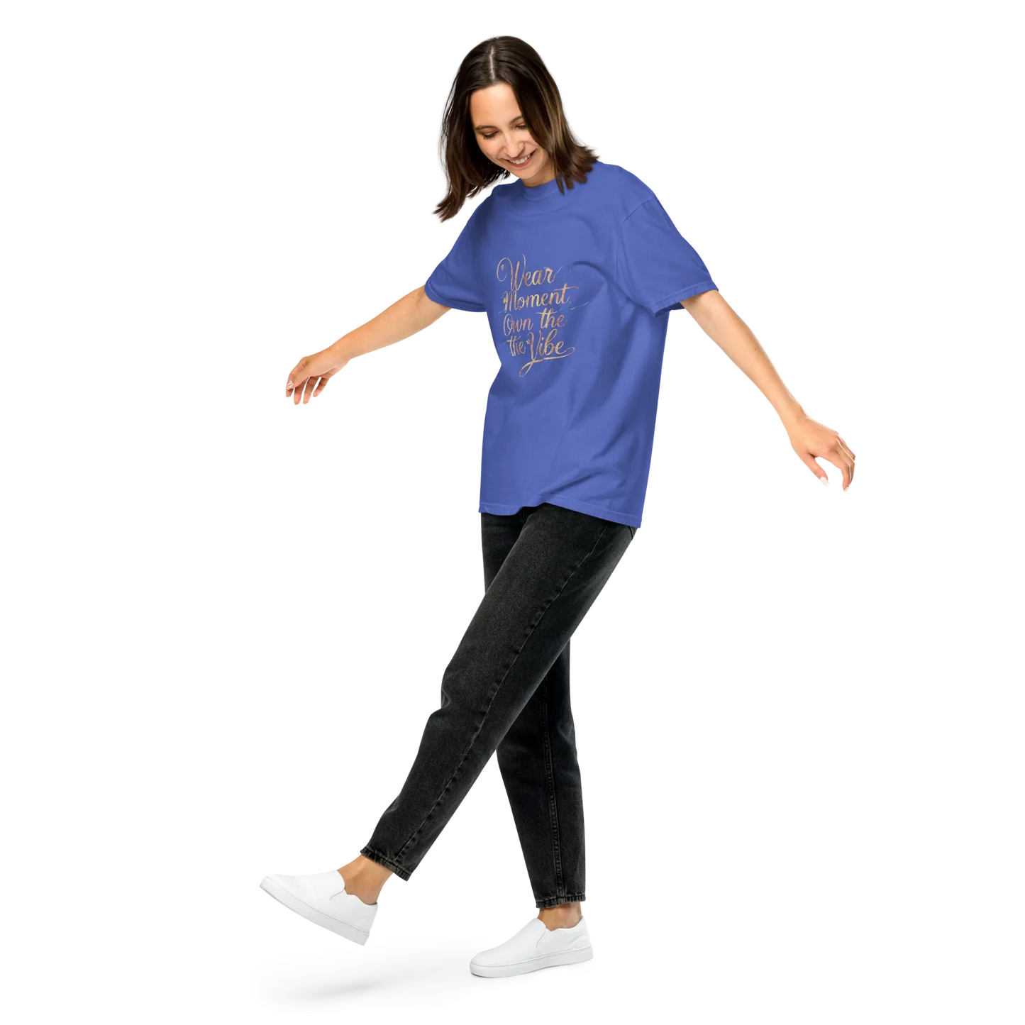 Unisex garment-dyed heavyweight t-shirt | Wear The Moment Own The Vibe - AwRans Clothing