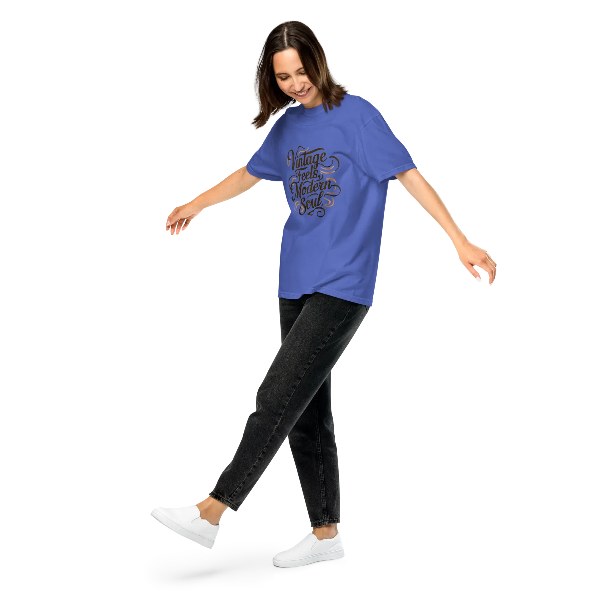 Unisex garment-dyed heavyweight t-shirt | Vintage Feels,Modern Soul - AwRans Clothing