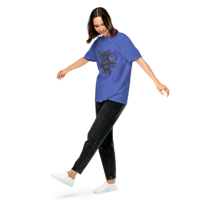 Unisex garment-dyed heavyweight t-shirt | Vintage Feels,Modern Soul - AwRans Clothing