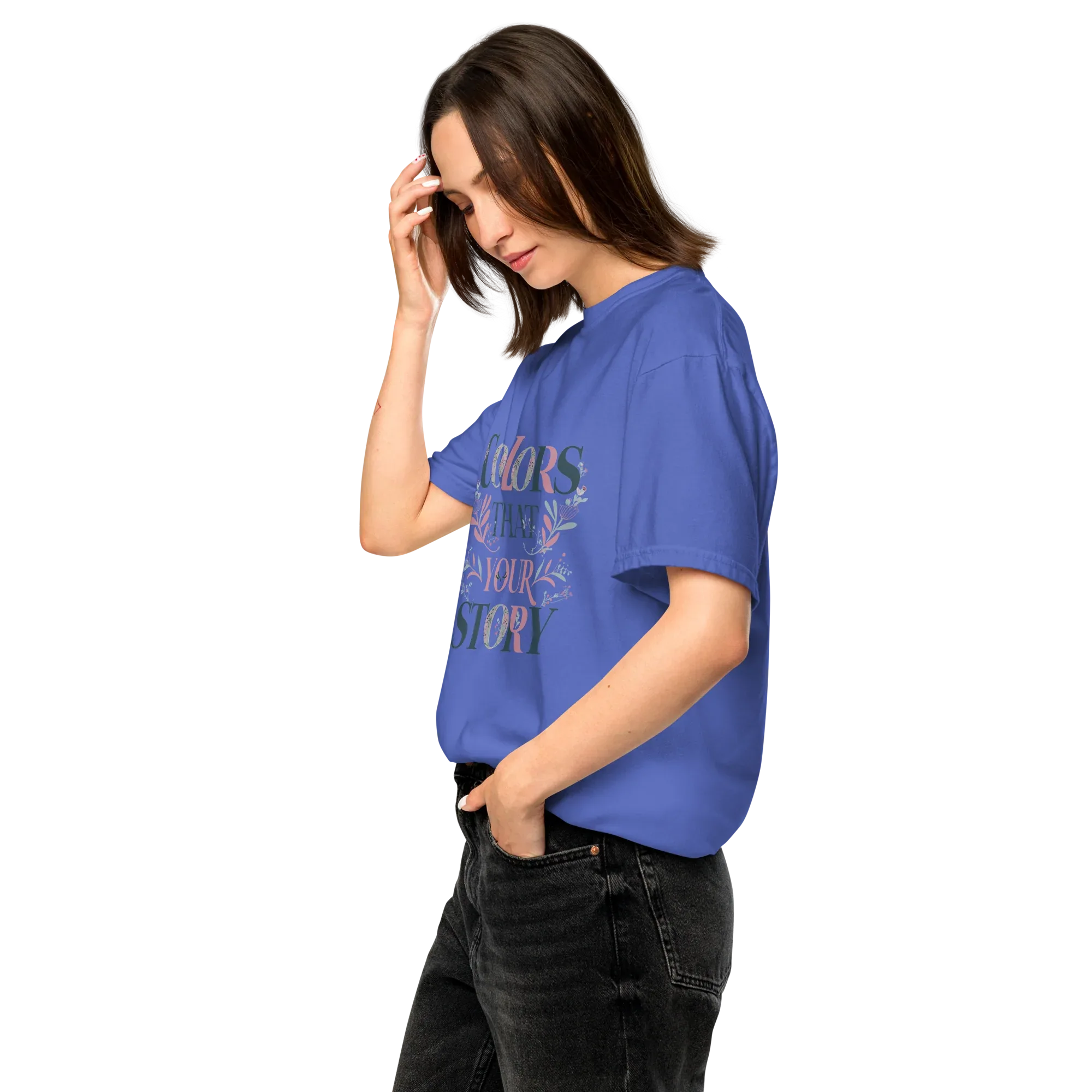 Unisex garment-dyed heavyweight t-shirt | Colors That Your Story - AwRans Clothing