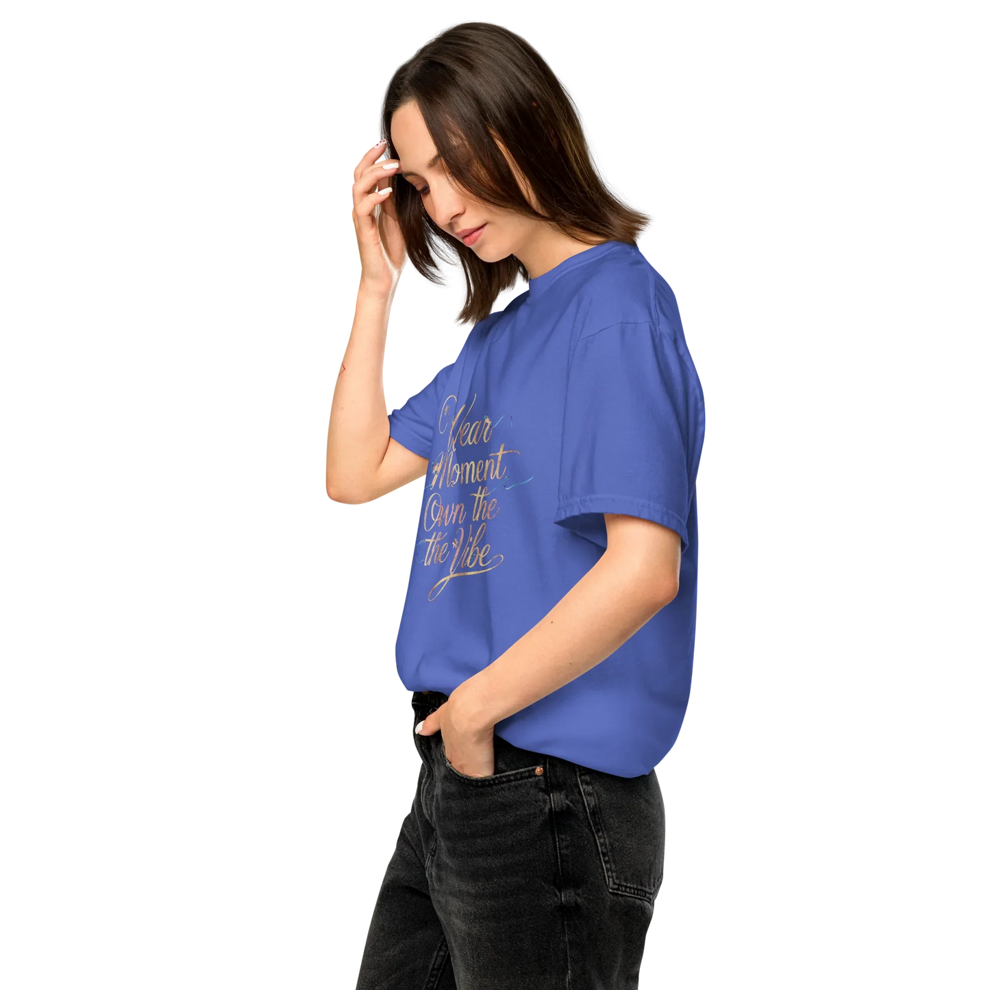 Unisex garment-dyed heavyweight t-shirt | Wear The Moment Own The Vibe - AwRans Clothing