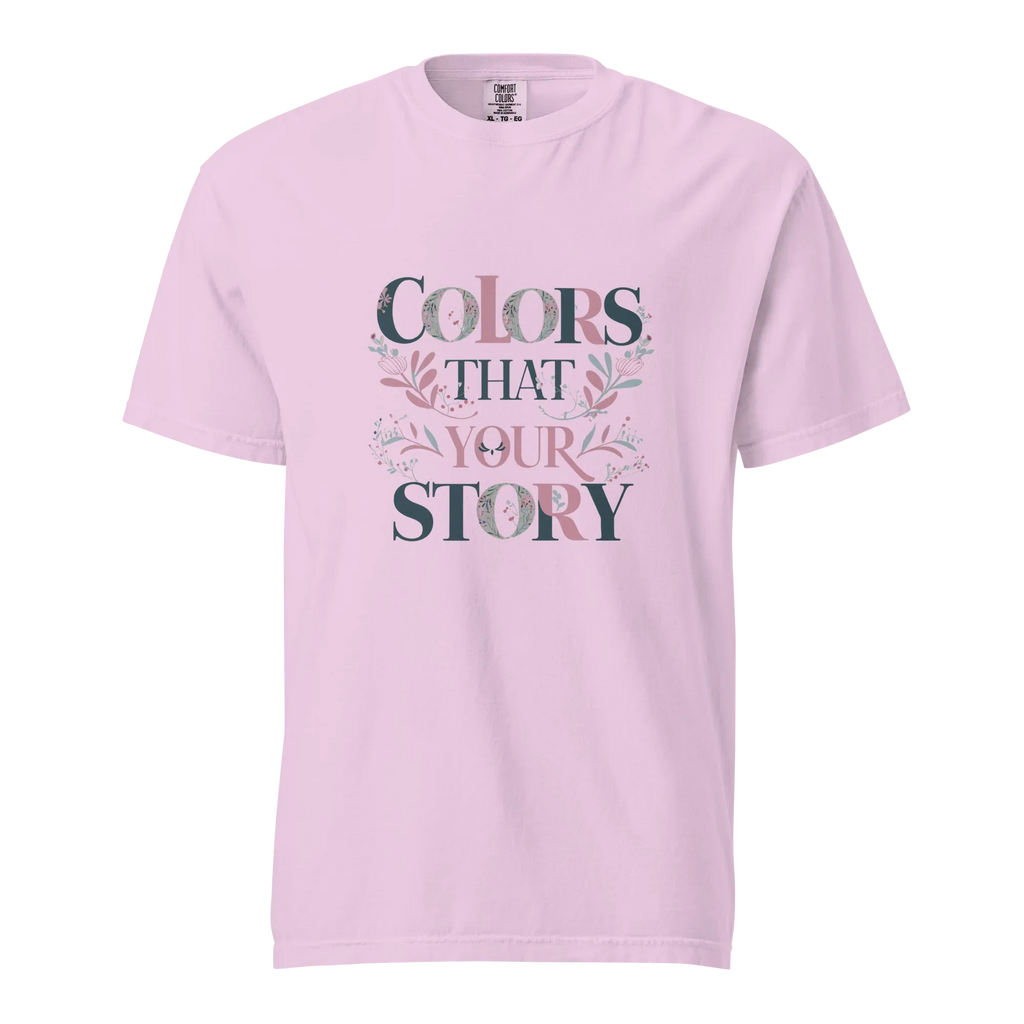 Unisex garment-dyed heavyweight t-shirt | Colors That Your Story - AwRans Clothing