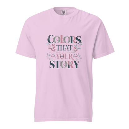 Unisex garment-dyed heavyweight t-shirt | Colors That Your Story - AwRans Clothing