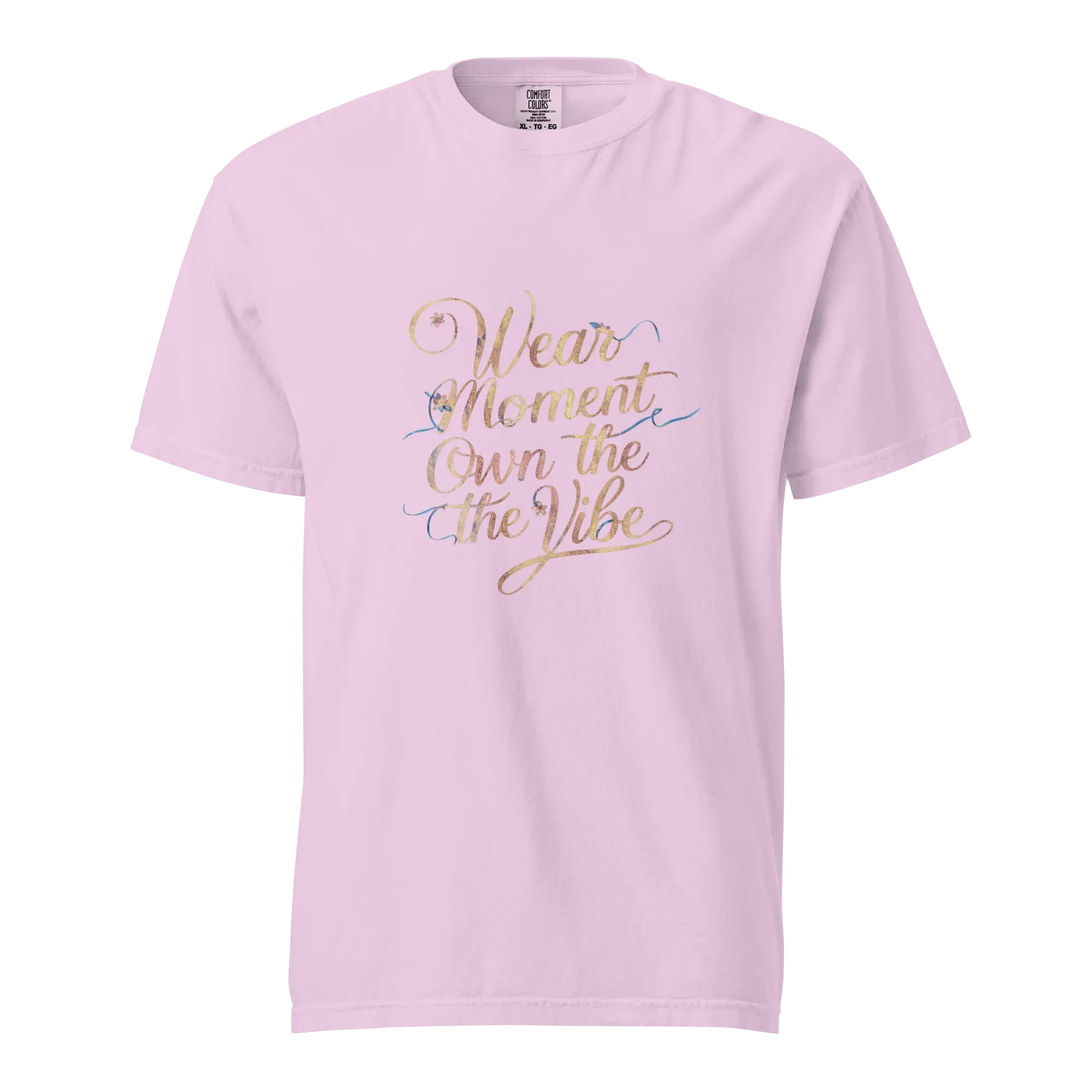 Unisex garment-dyed heavyweight t-shirt | Wear The Moment Own The Vibe - AwRans Clothing