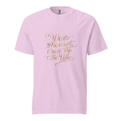 Unisex garment-dyed heavyweight t-shirt | Wear The Moment Own The Vibe - AwRans Clothing