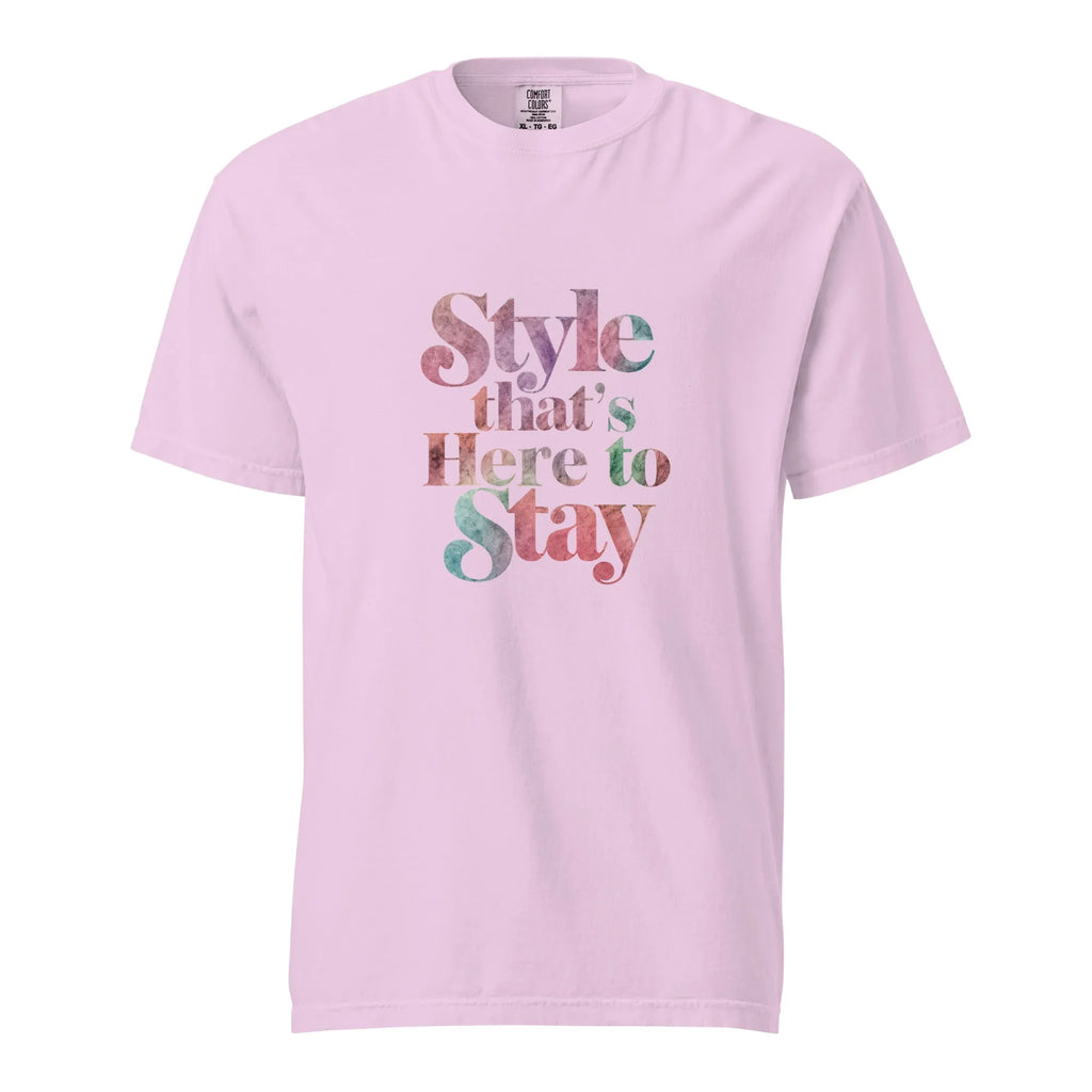 Unisex garment-dyed heavyweight t-shirt | Style That's Here To Stay - AwRans Clothing