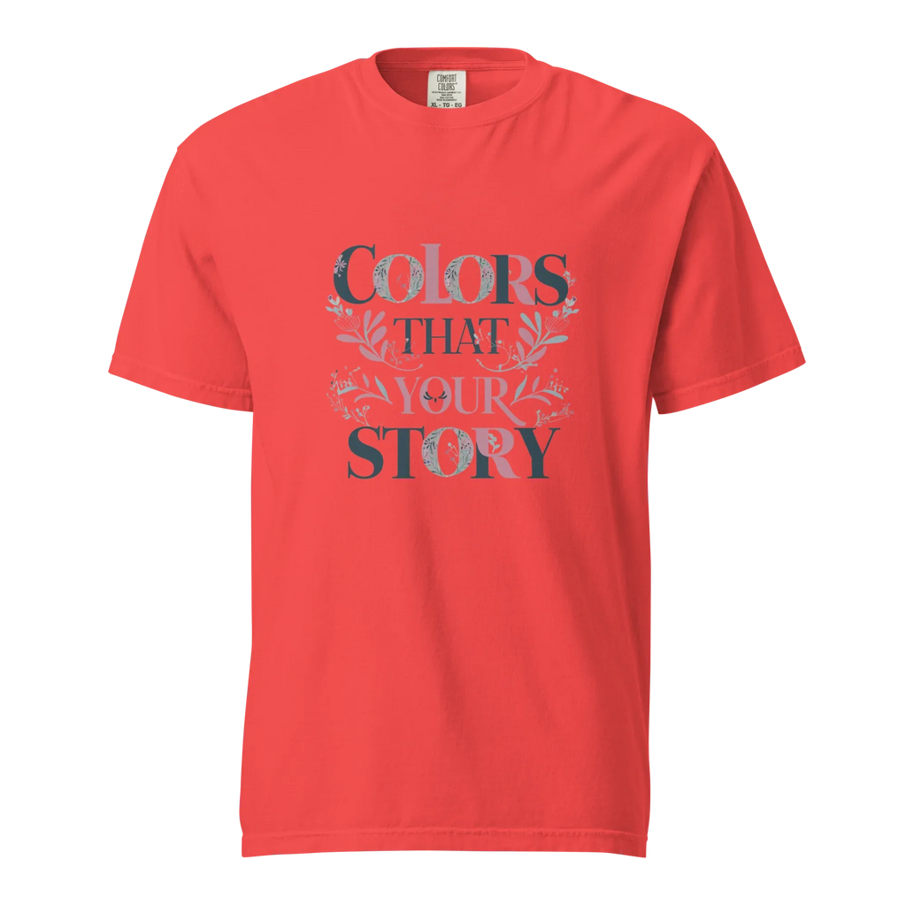 Unisex garment-dyed heavyweight t-shirt | Colors That Your Story - AwRans Clothing