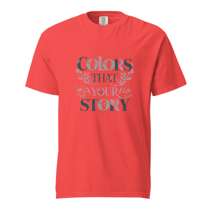 Unisex garment-dyed heavyweight t-shirt | Colors That Your Story - AwRans Clothing